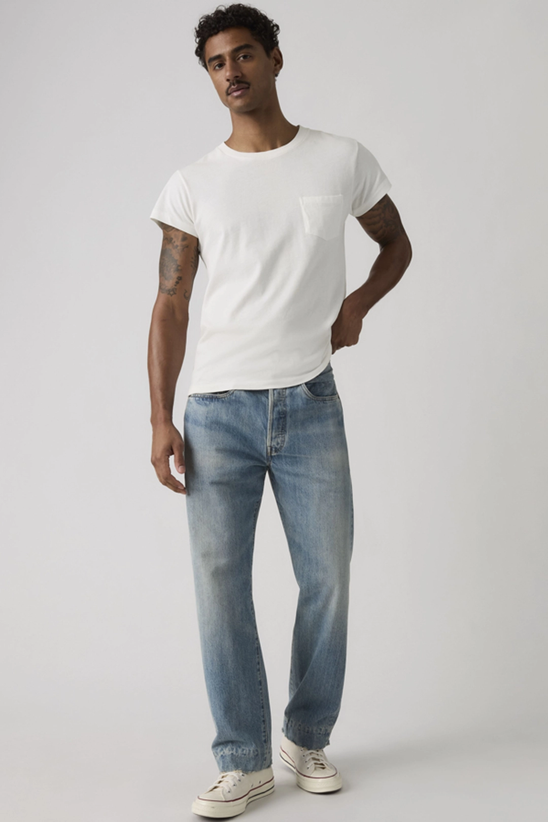 Jean 501 1947 Levi's Vintage Clothing - Homme - Bleu / Indigo Rigid - 36X32