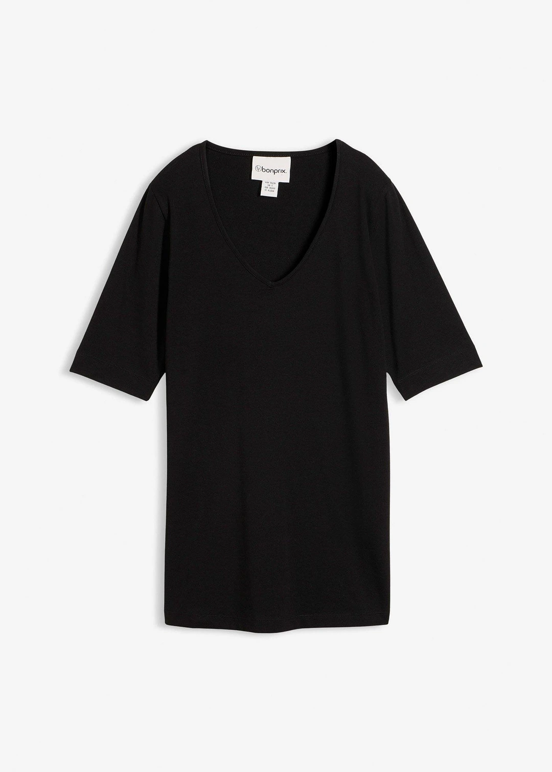 T-shirt long et ajusté