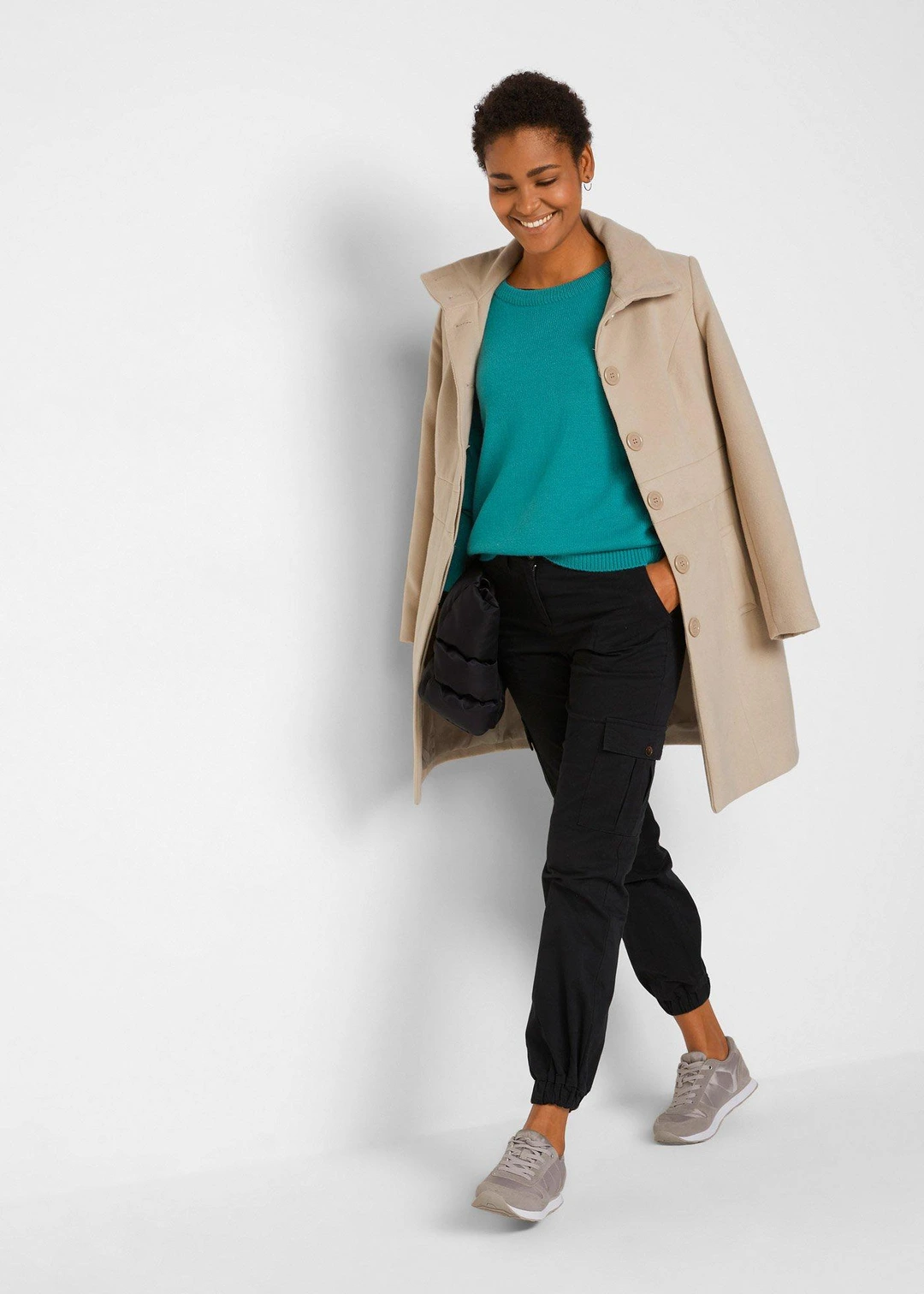 Pull col rond en maille - 2
