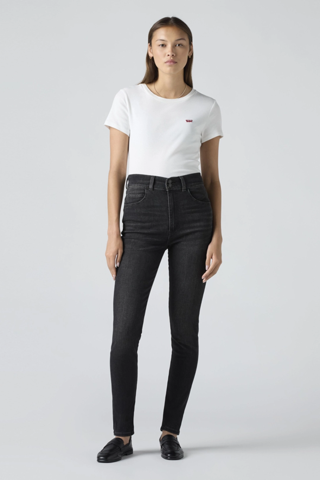 Levi's Jean Taille Haute Skinny Rétro - Femme - Noir / Soft Black - 34X32 - 2