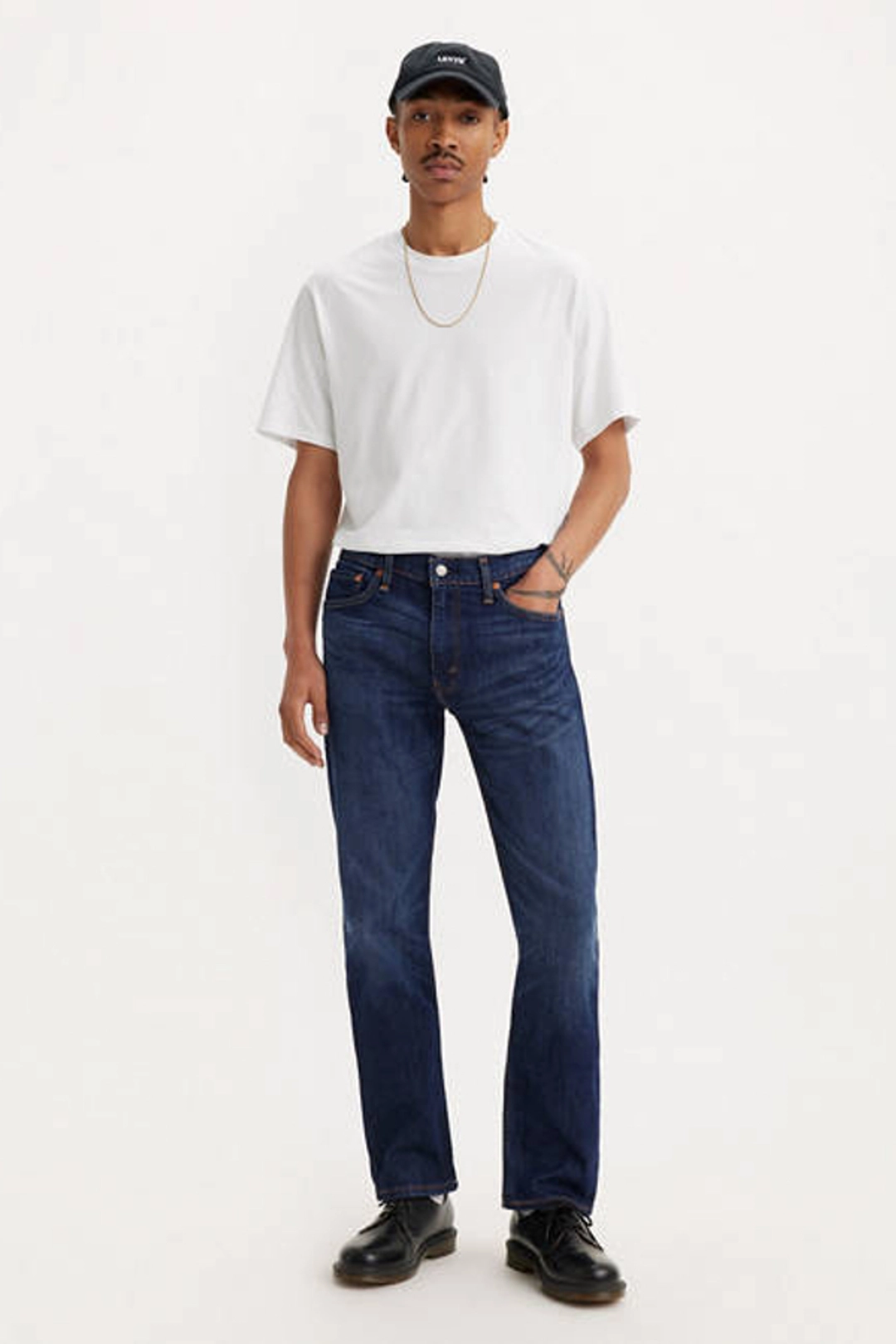 Levi's Jean Slim 513 Slim Straight - Homme - Bleu / Tree Topper Levi'S Flex - 38X34 - 2