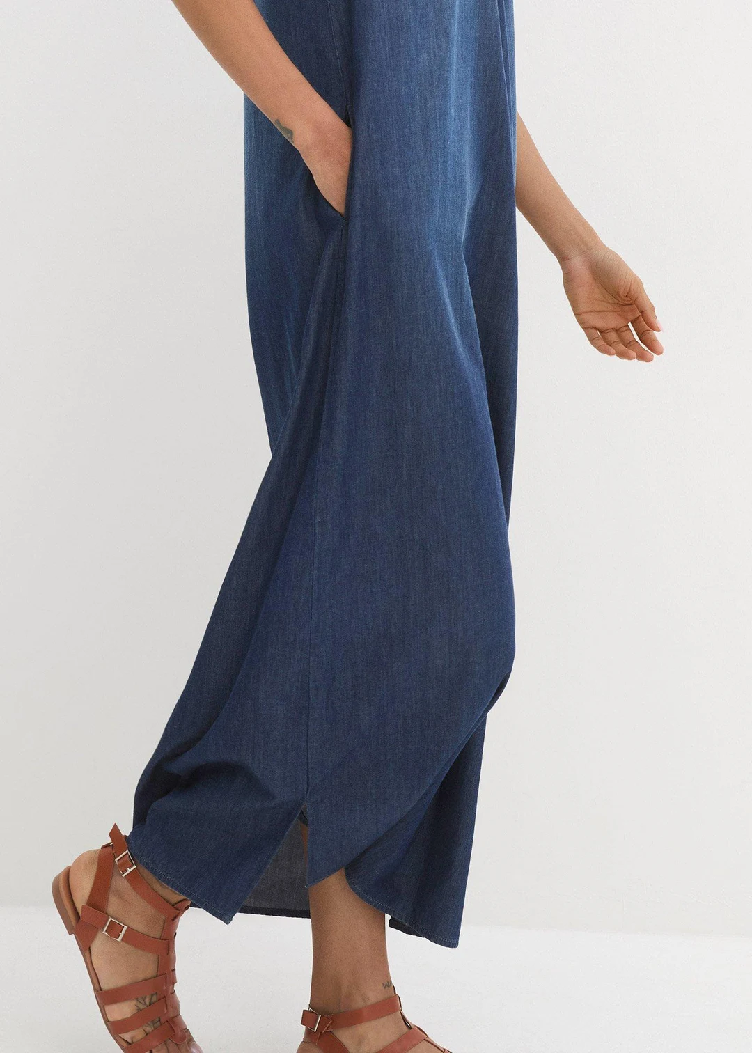 Robe longue en jean - 3