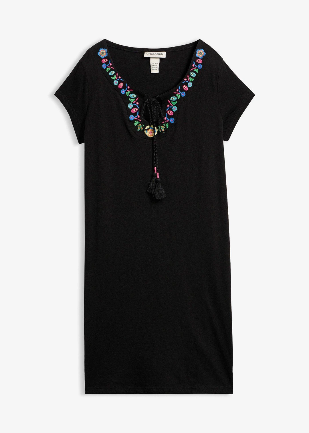 Robe en jersey coton flammé