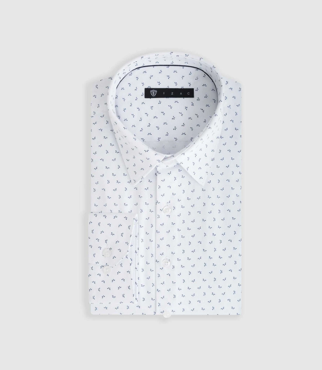 IZAC - Chemise ville blanche et marine ''Difast008''