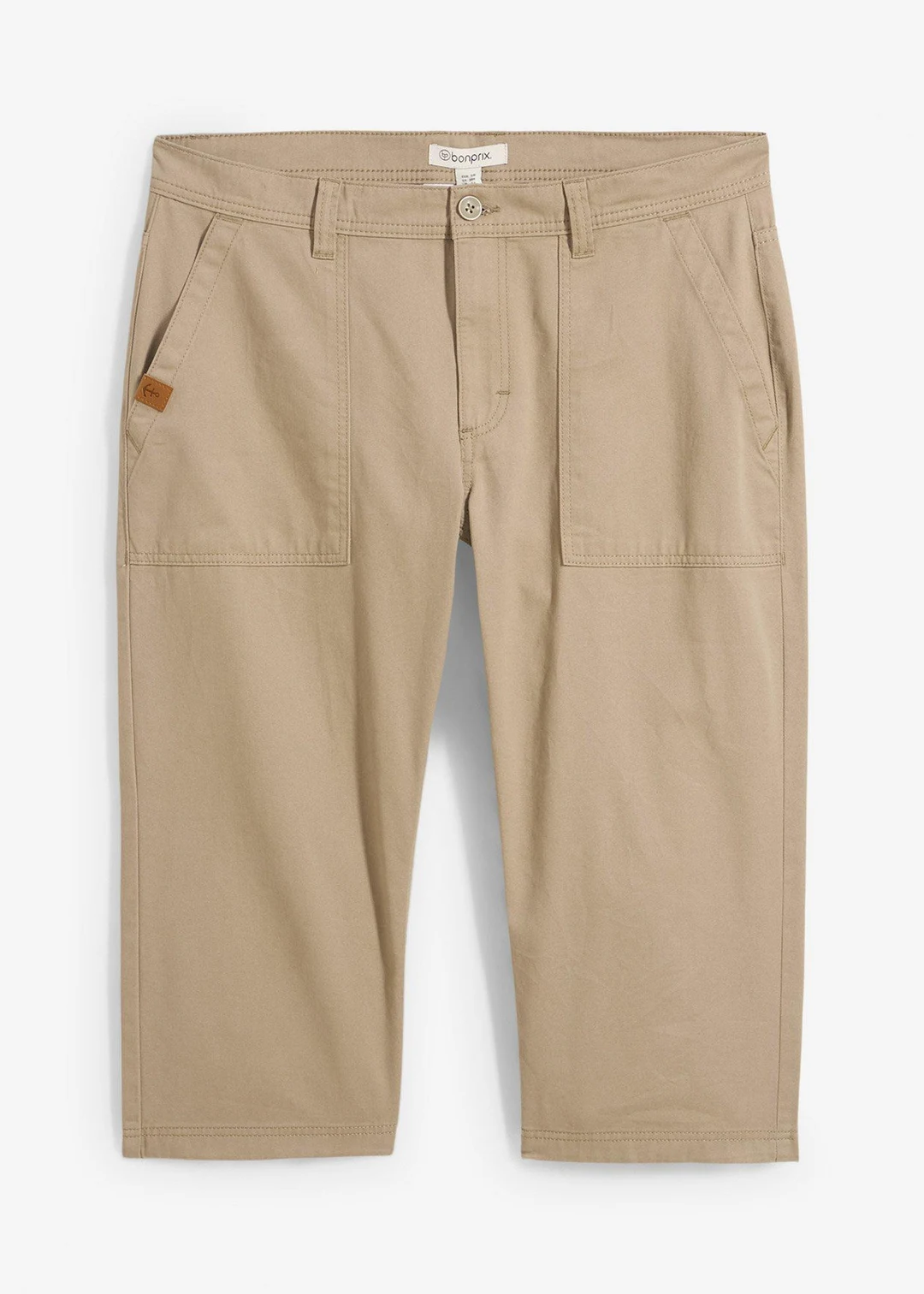 Bermuda long avec poches plaquées, Regular Fit
