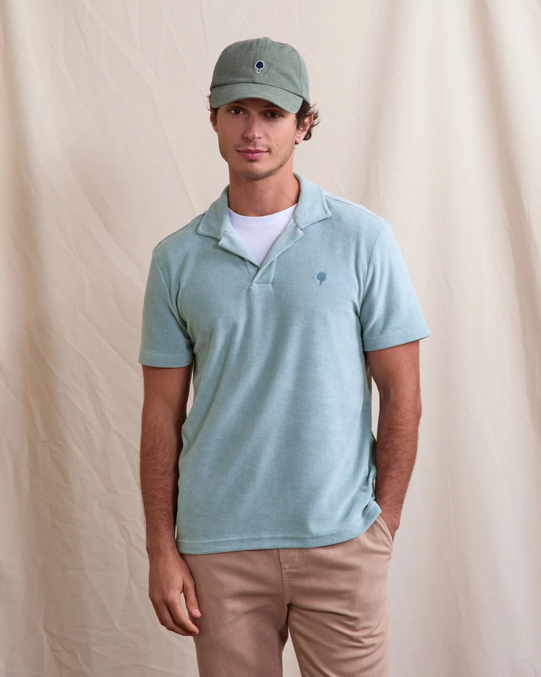 Polo brique clair coton - ZONZA