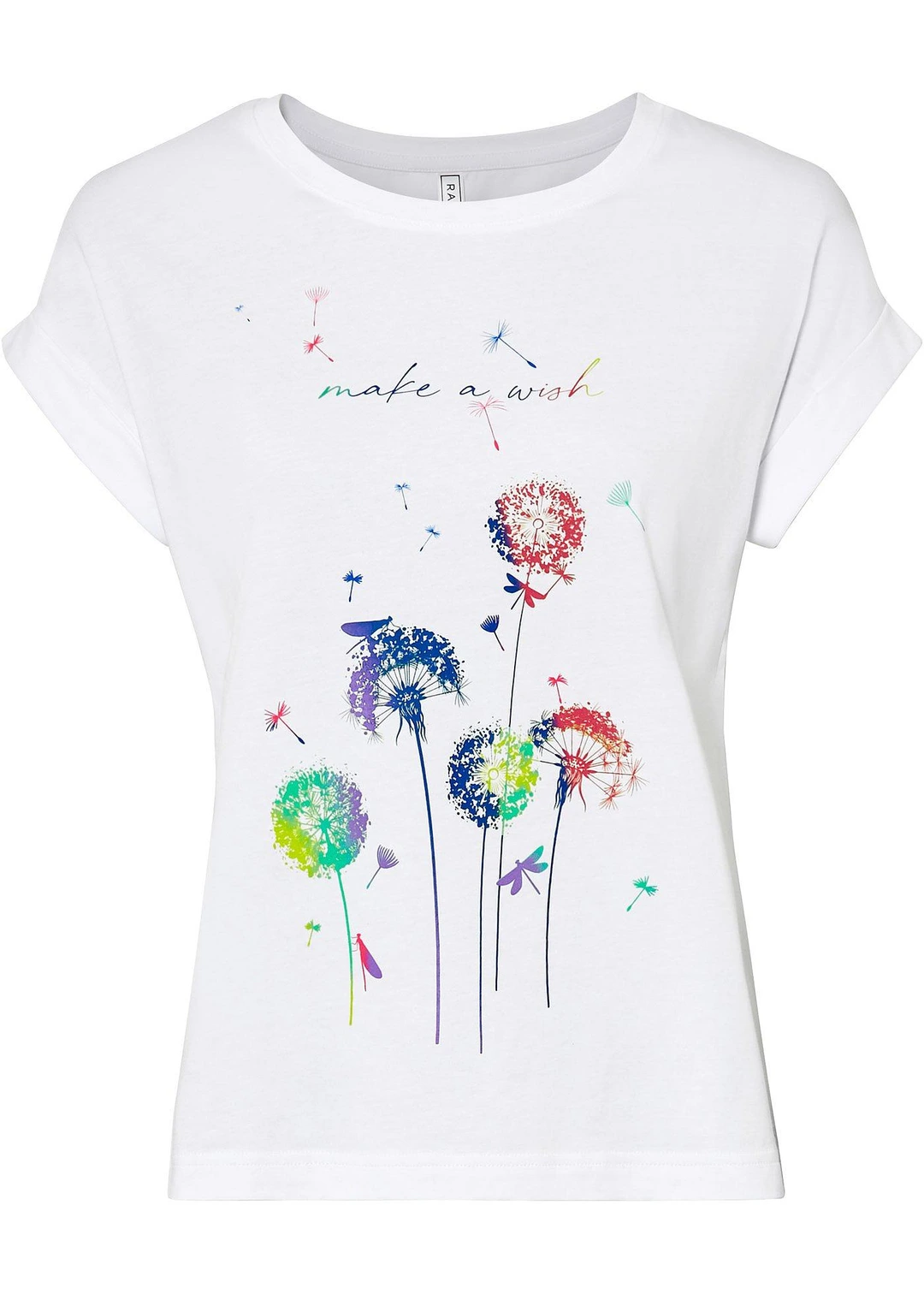 T-shirt avec fleurs de pissenlit