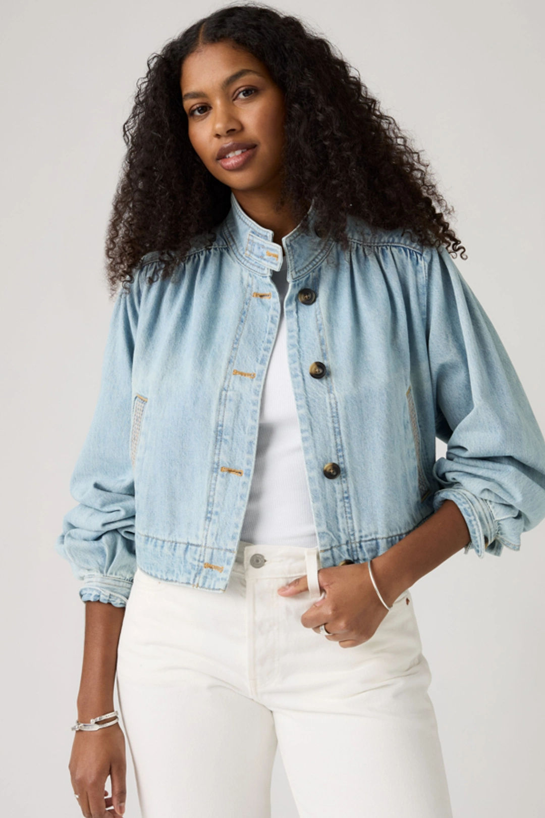 Levi's Manteau Court Parker Pretty - Femme - Marron / Pine Bark - XS