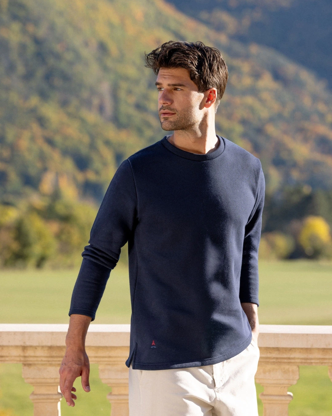 SWEAT GUSTAVE MARINE | COTON BIO | 430G