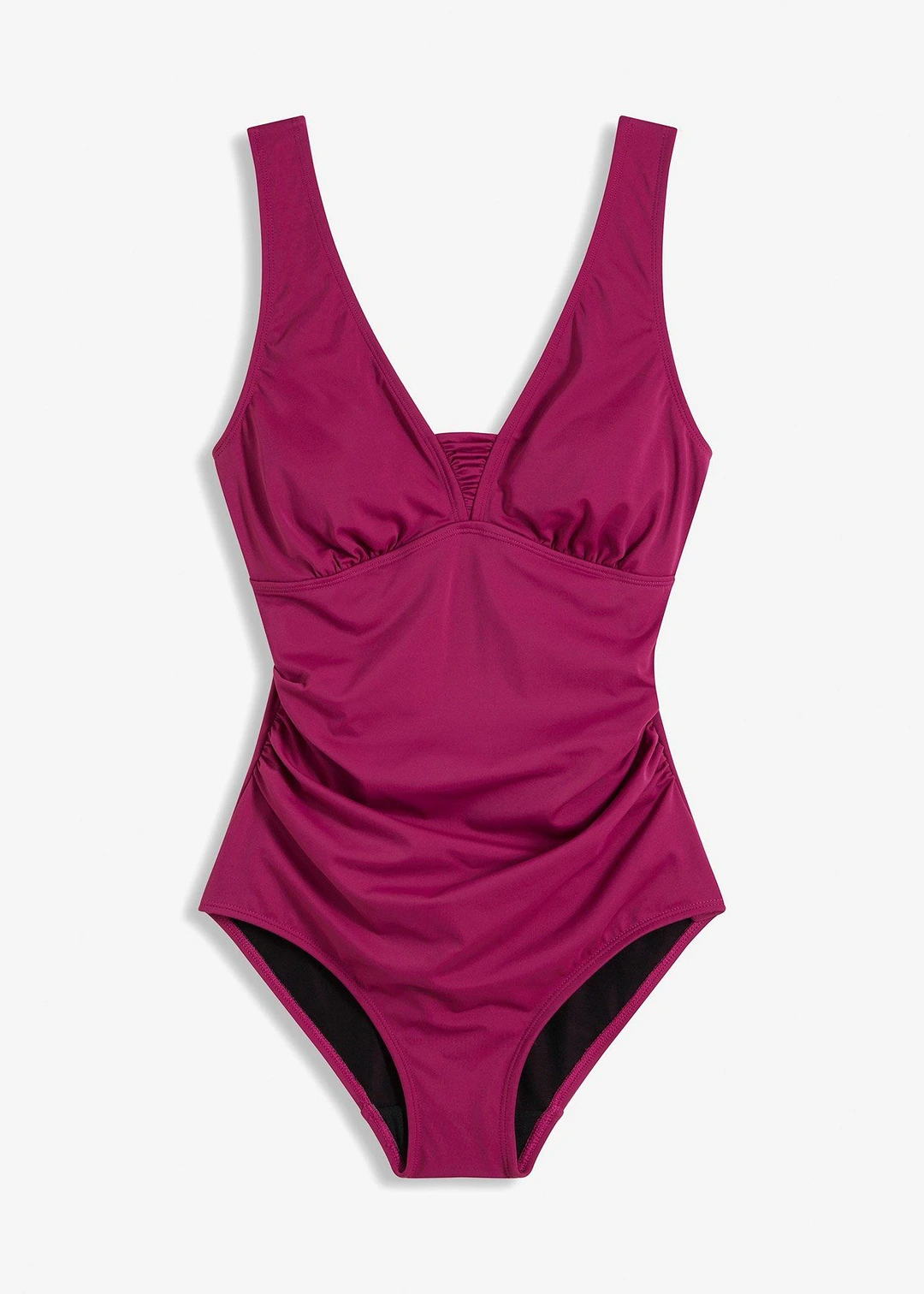 Maillot 1 pièce sculptant à bretelles larges, maintien modéré