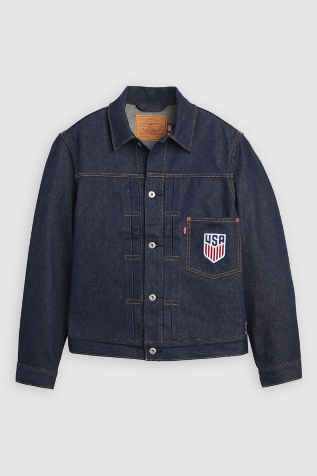 Veste Type I Levi's U. s. Soccer - Homme - Bleu / USA - 2XL