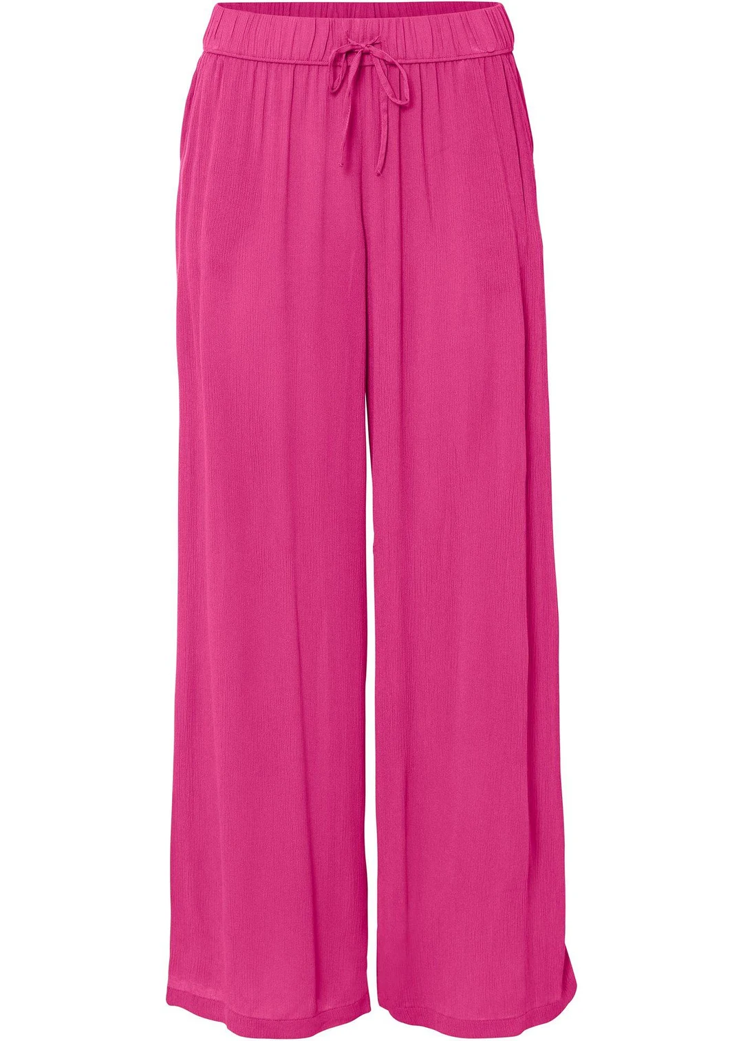 Pantalon en viscose, taille élastiquée