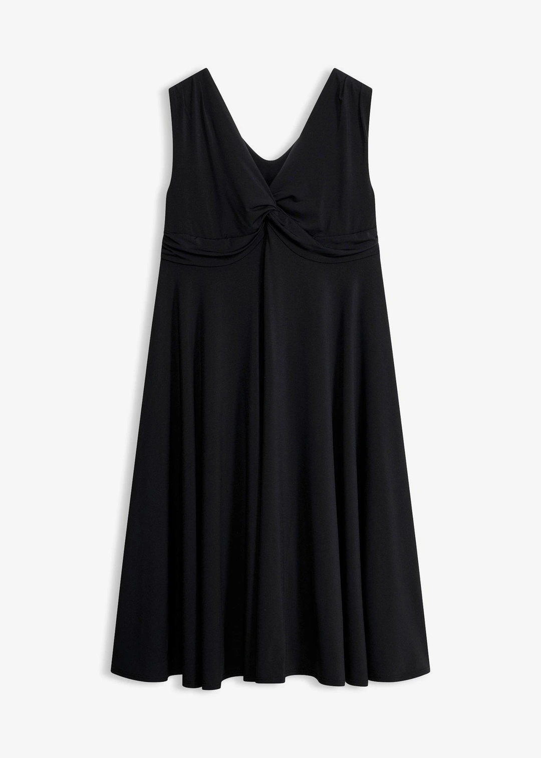 Robe en jersey avec décolleté en V