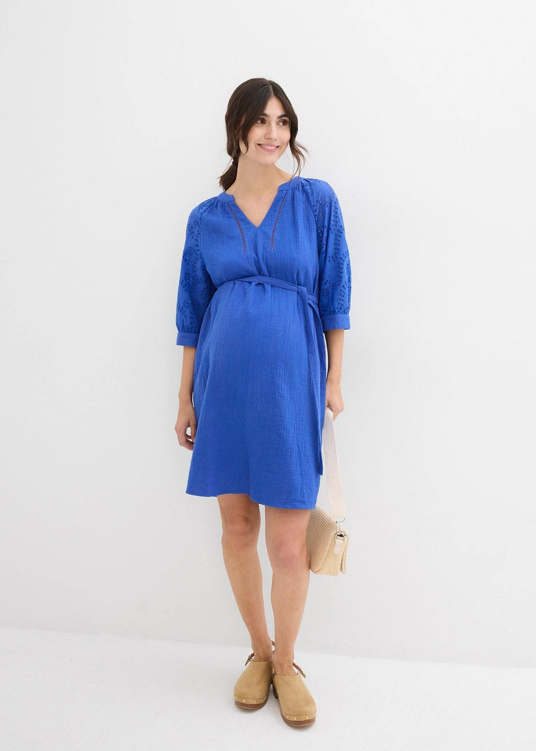 Robe de grossesse en gaze 100% coton