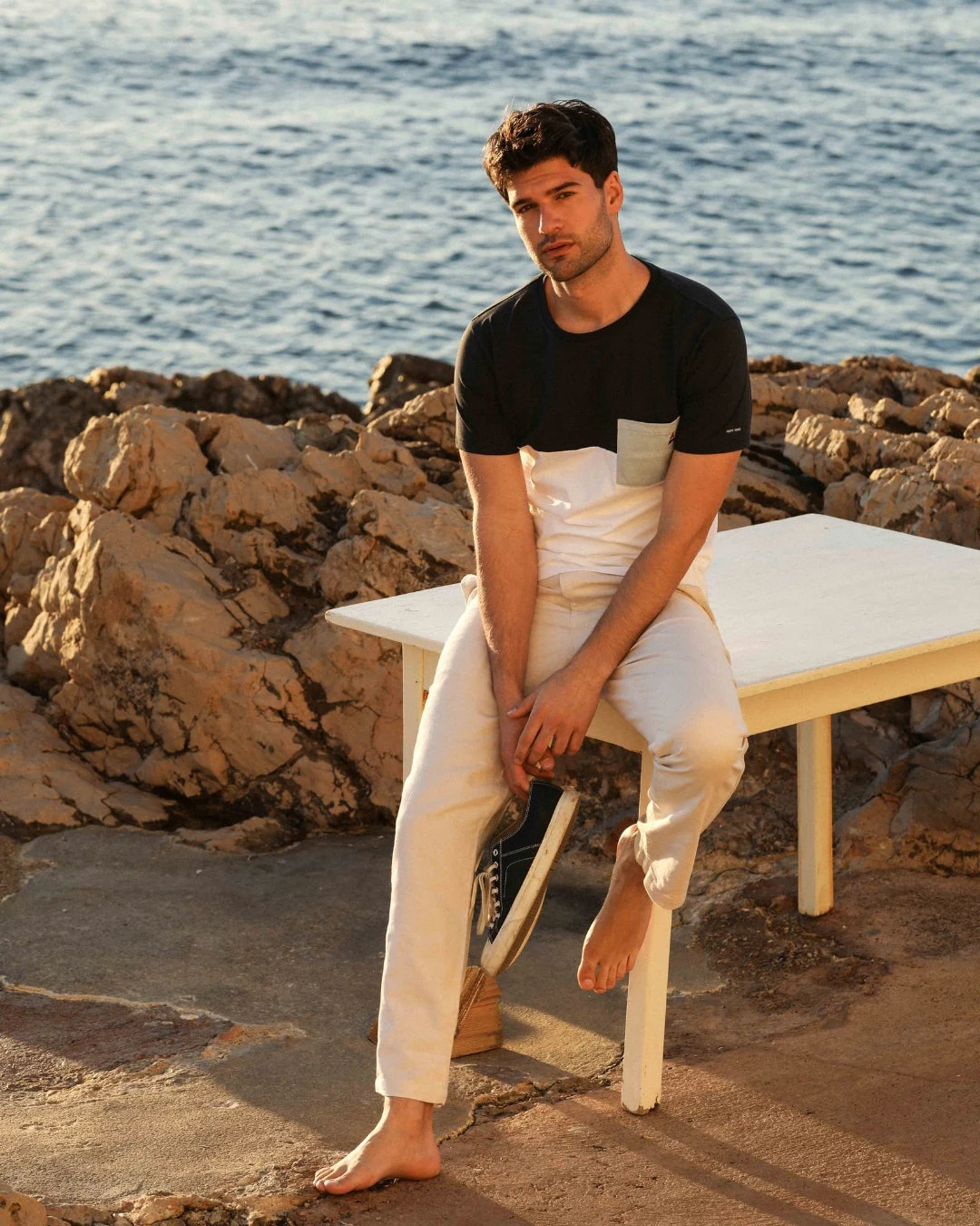T-SHIRT CYRIAC | COTON BIO | SAINT JAMES X MAISON FT