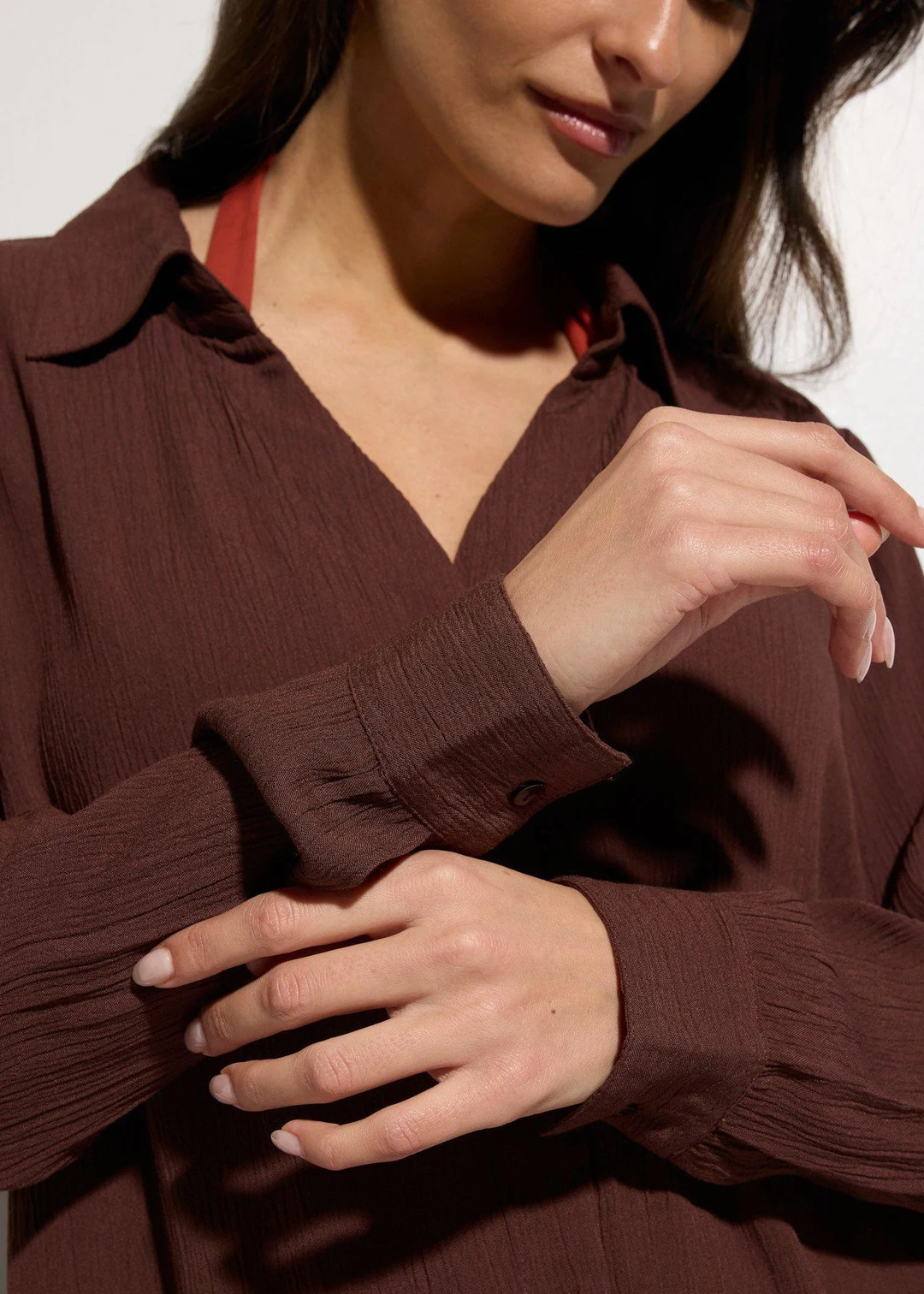 Robe-chemise de plage en viscose fluide - 3