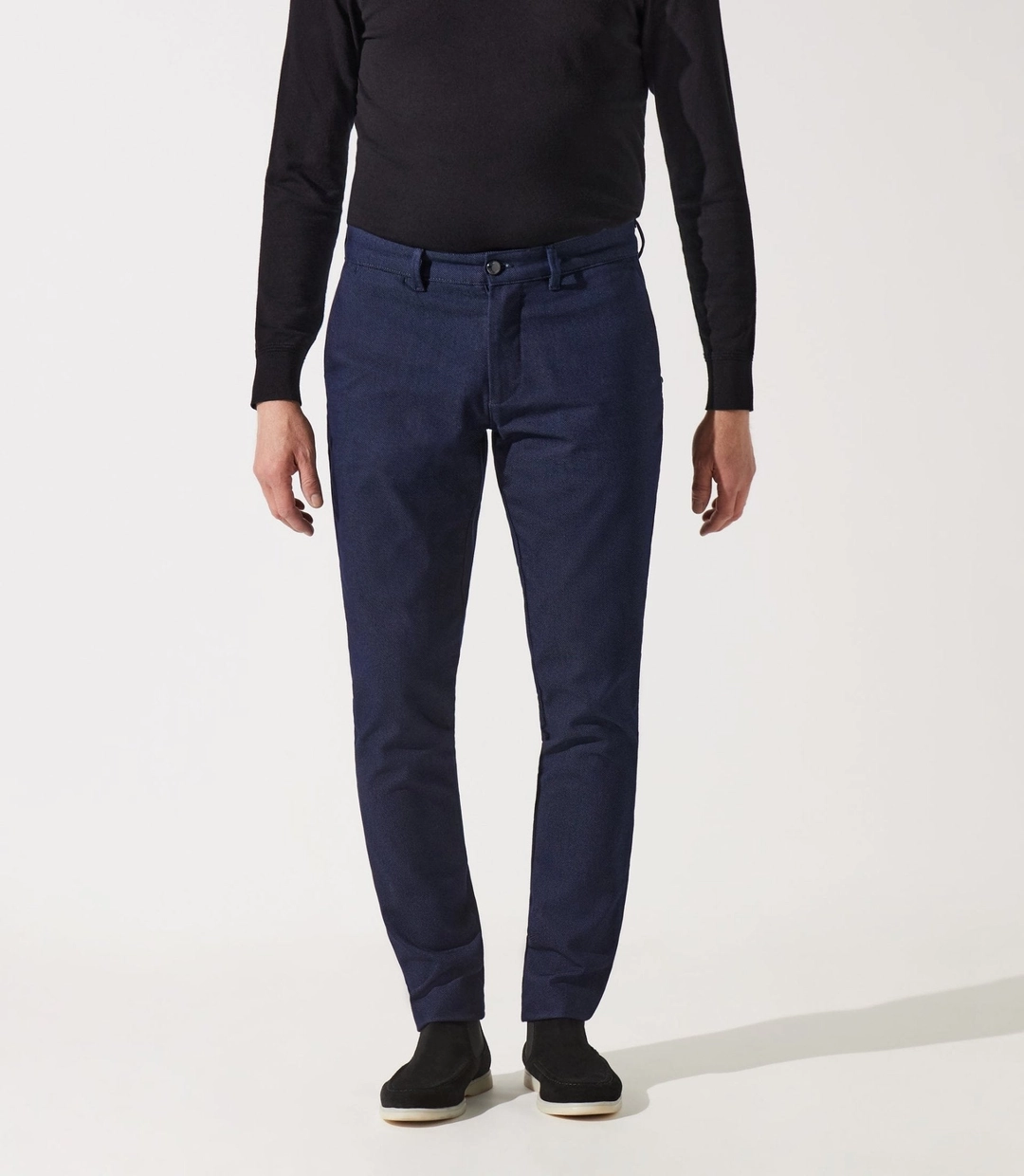IZAC - Pantalon slack urbain marine