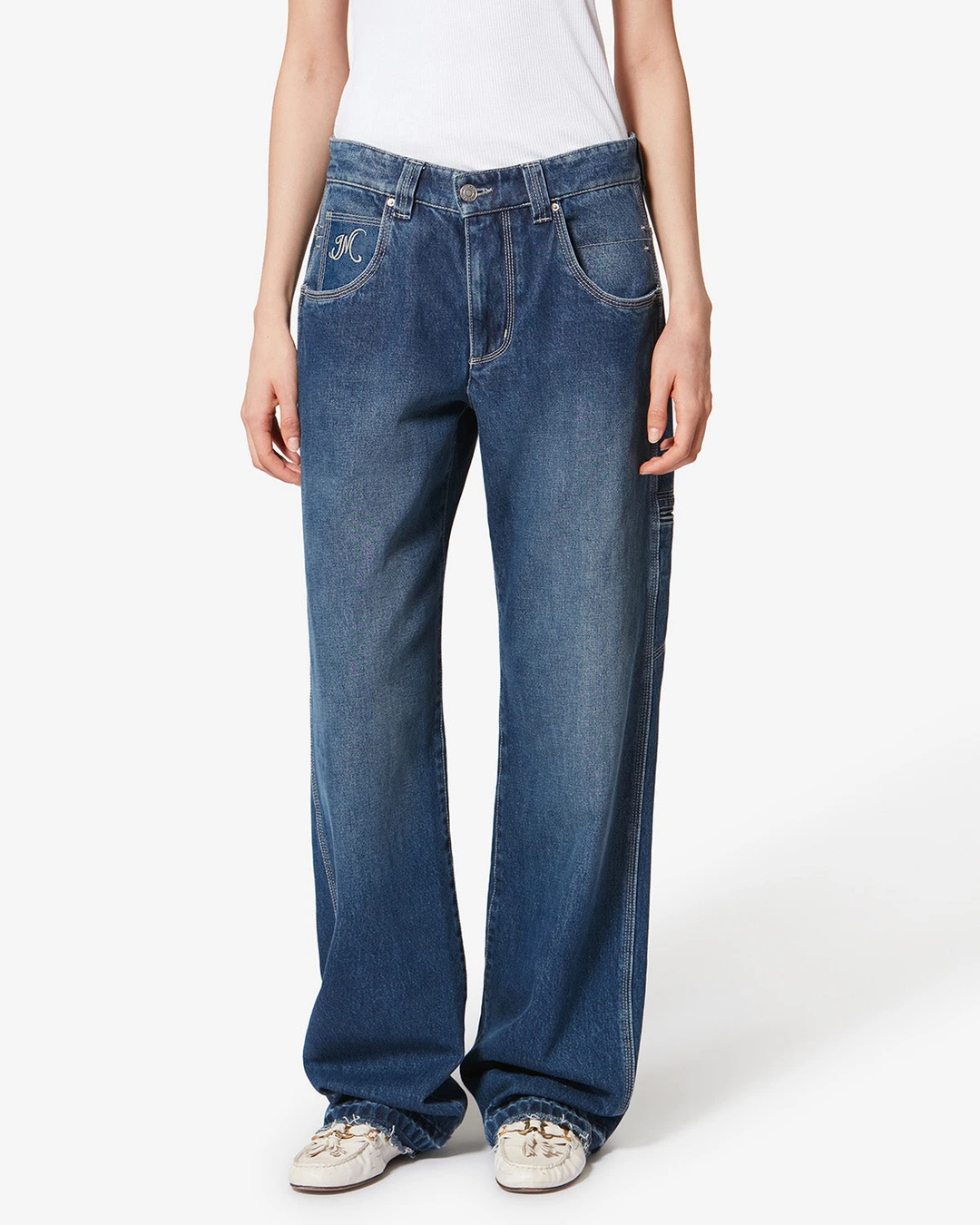 Pantalon Jeyda - Femme - Bleu - Taille 42 - 5