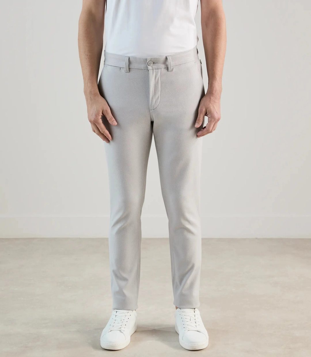 IZAC - Pantalon armuré gris clair