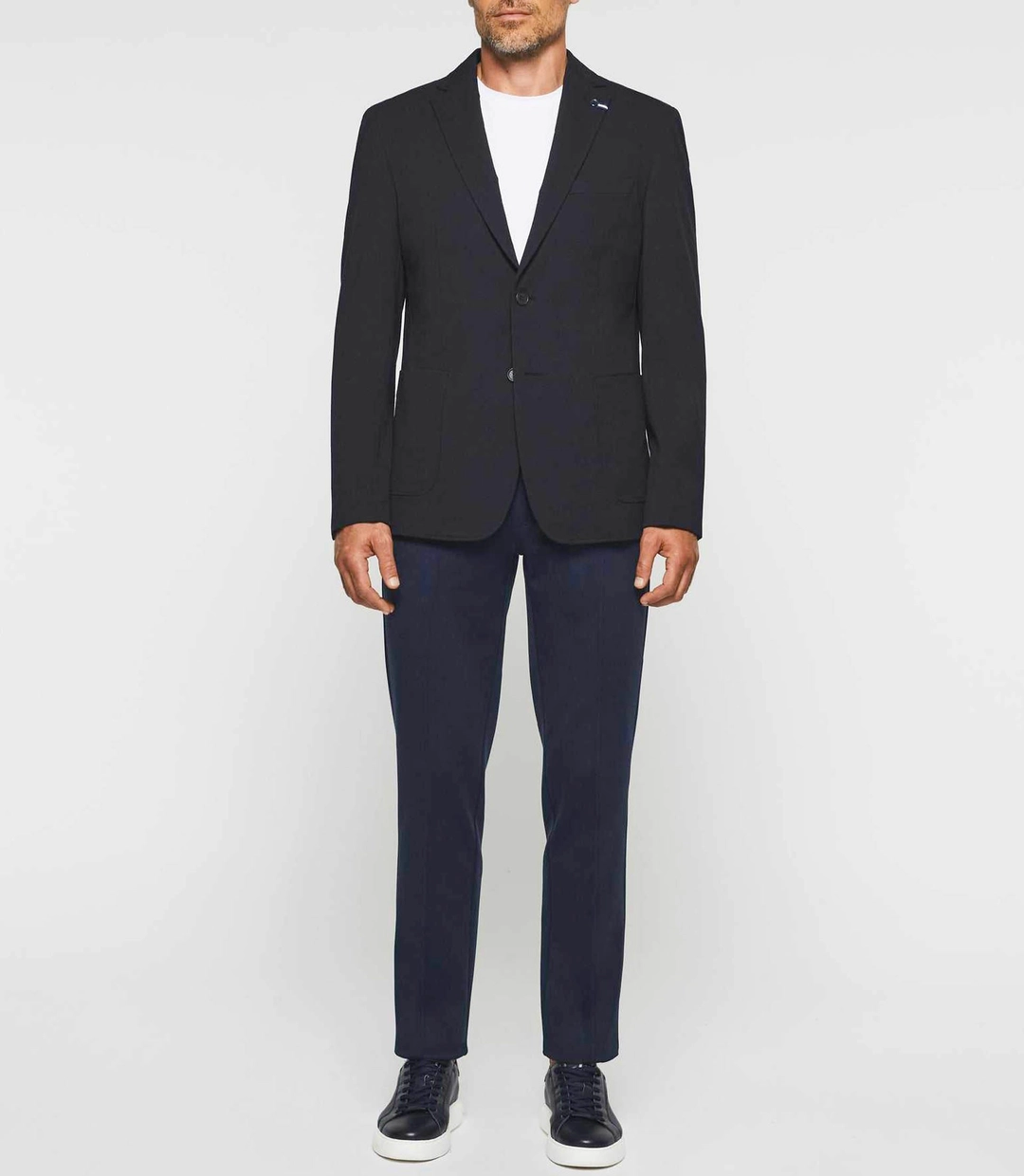 IZAC - Veste ville maille marine ''Cosmo''
