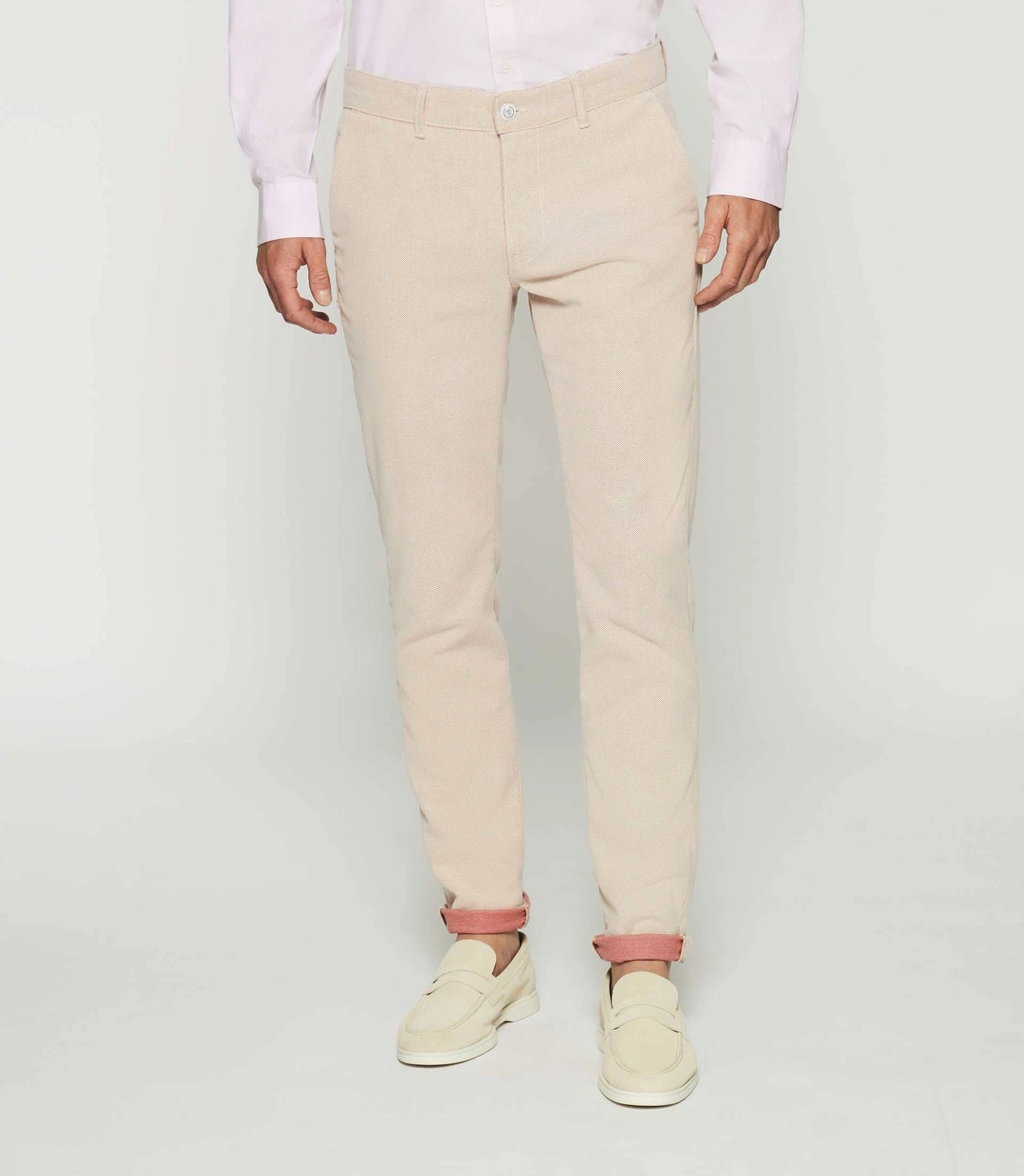 IZAC - Pantalon slack rose