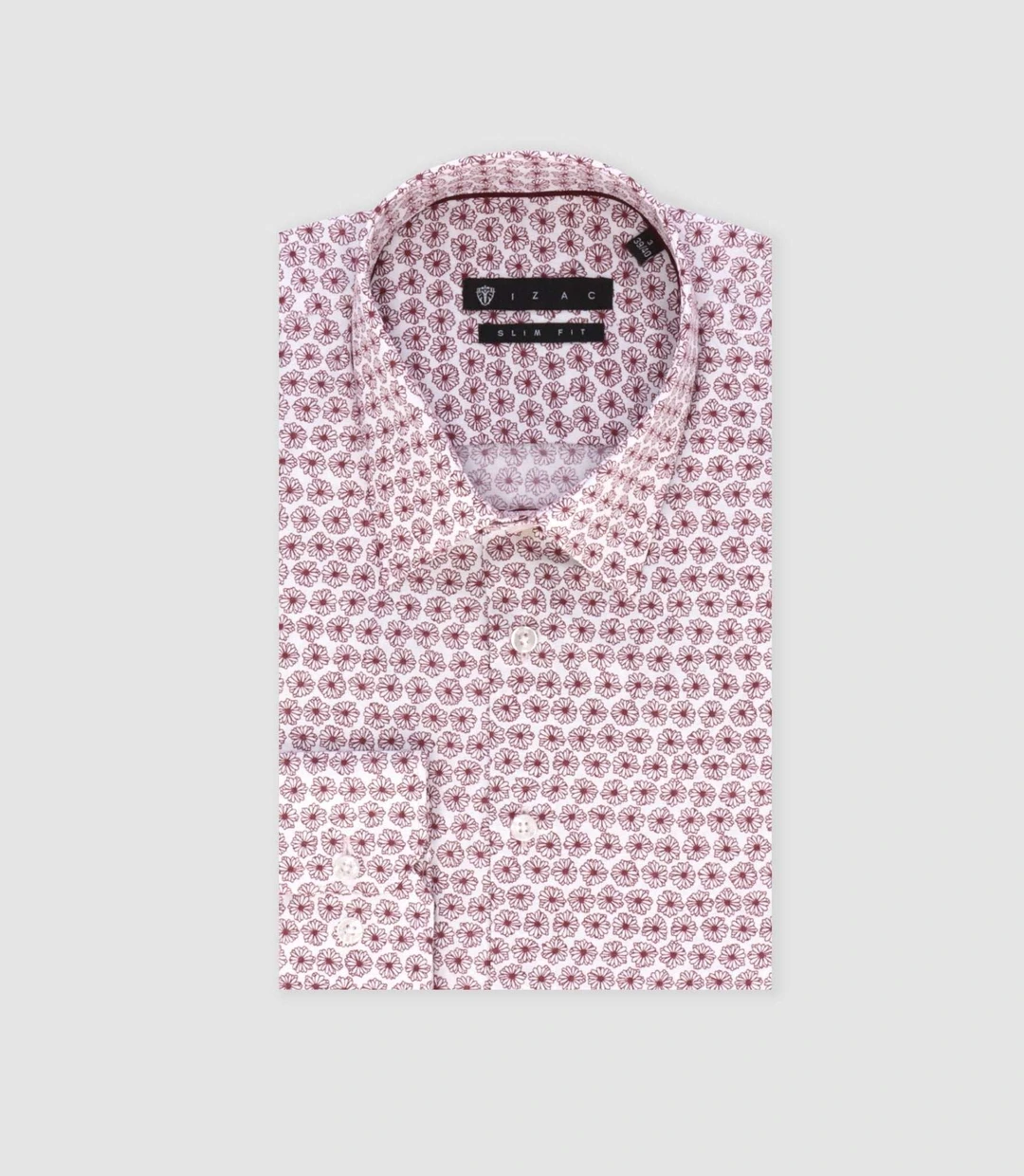 IZAC - Chemise ville bordeaux ''Tifast016''