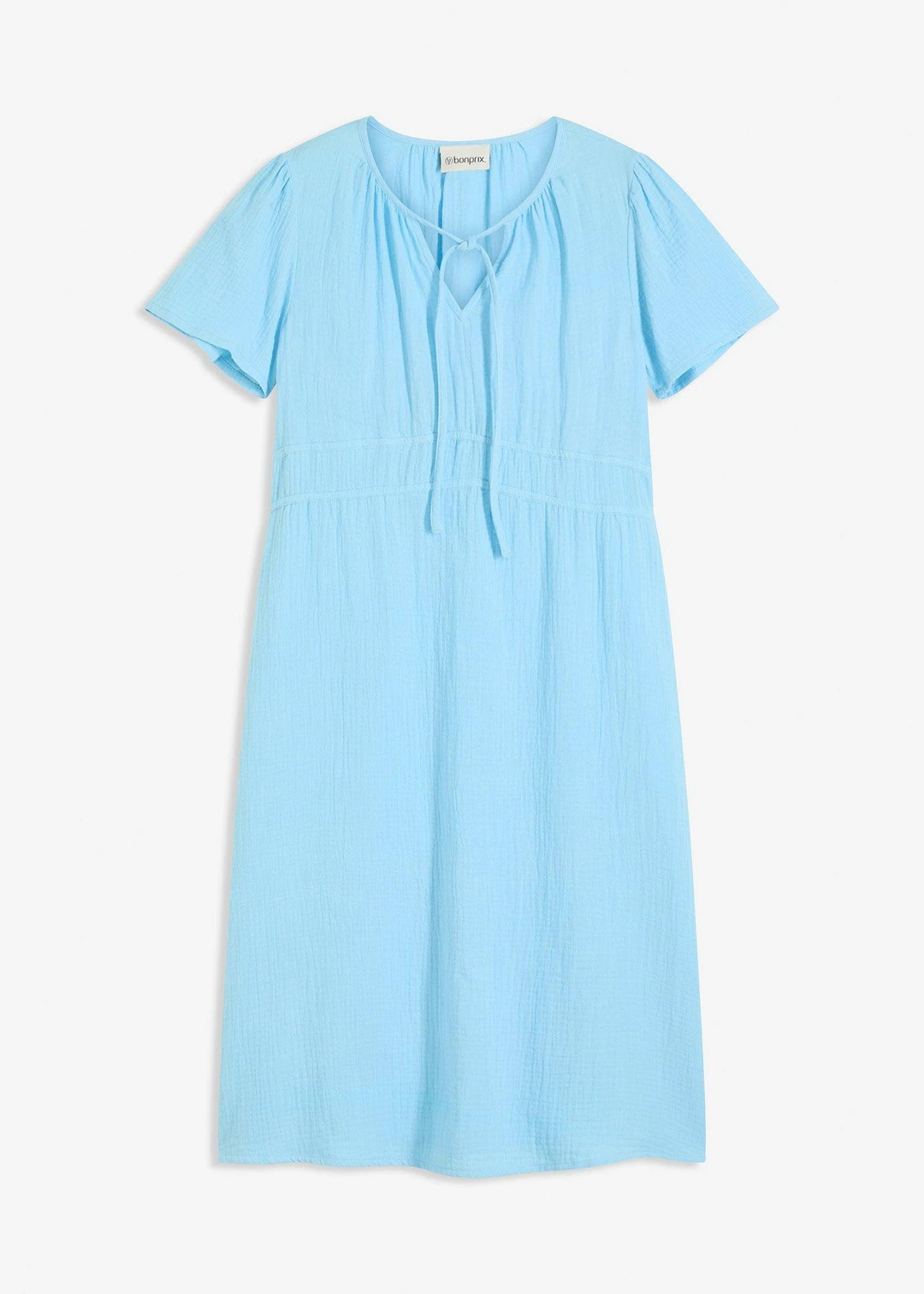 Robe tunique en gaze de coton