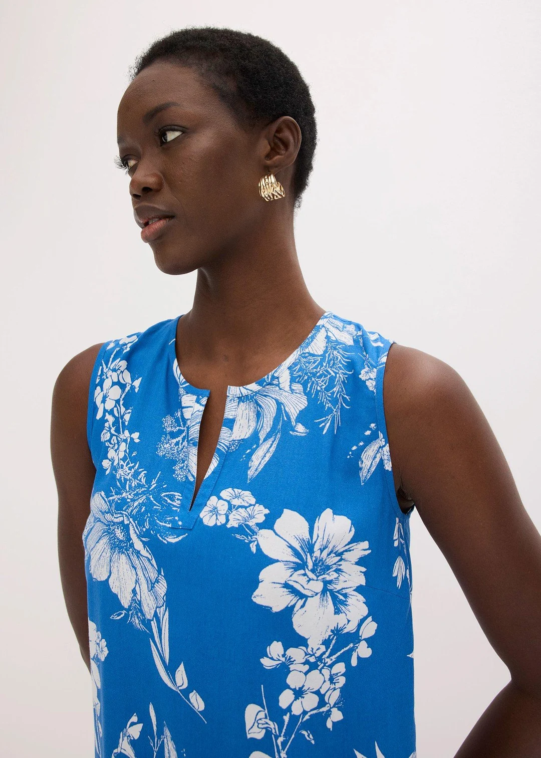 Blouse sans manches en viscose - 3