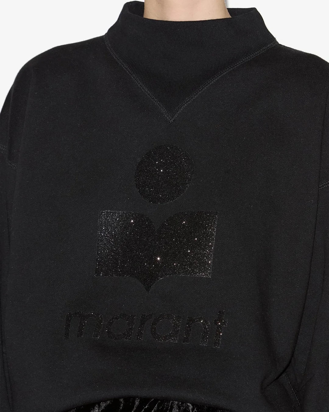 Sweatshirt Glitter Moby - Femme - Noir - Taille 42 - Marant Étoile - 2