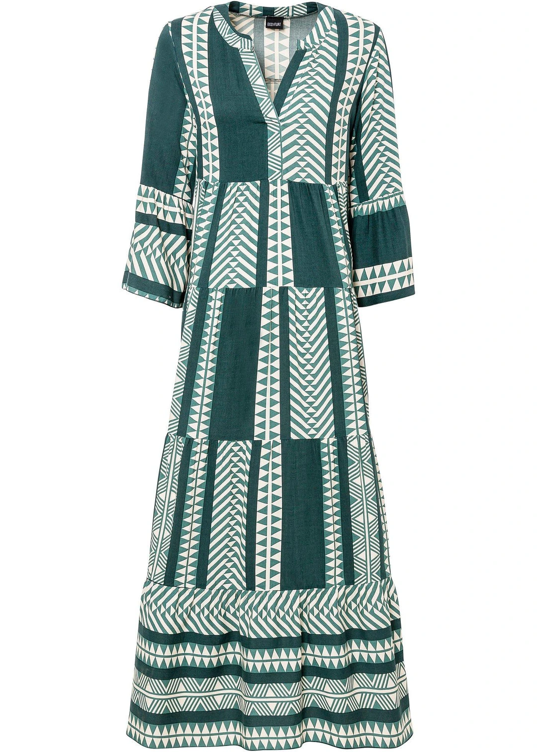 Robe longue en viscose fluide