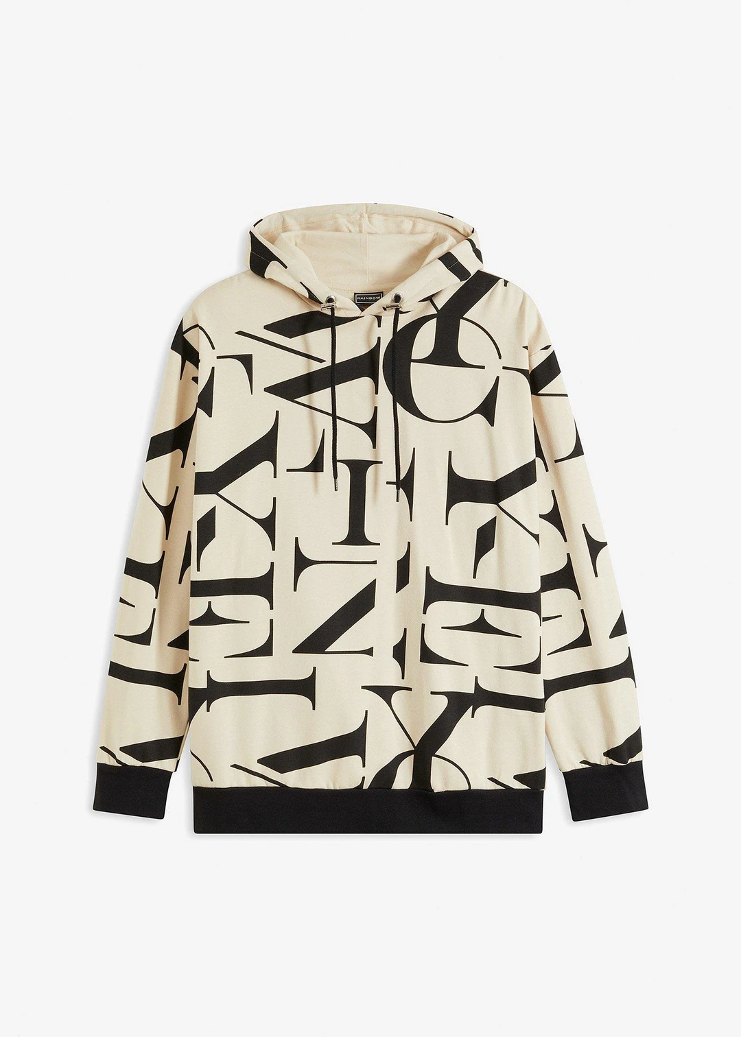 Sweat à capuche 100% coton, coupe loose