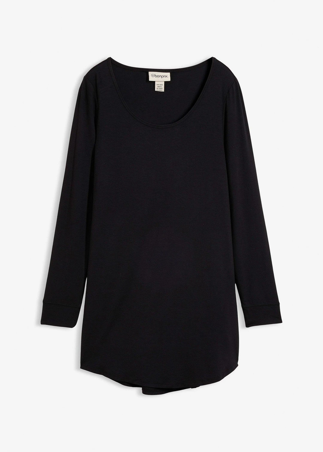 T-shirt viscose long, manches longues