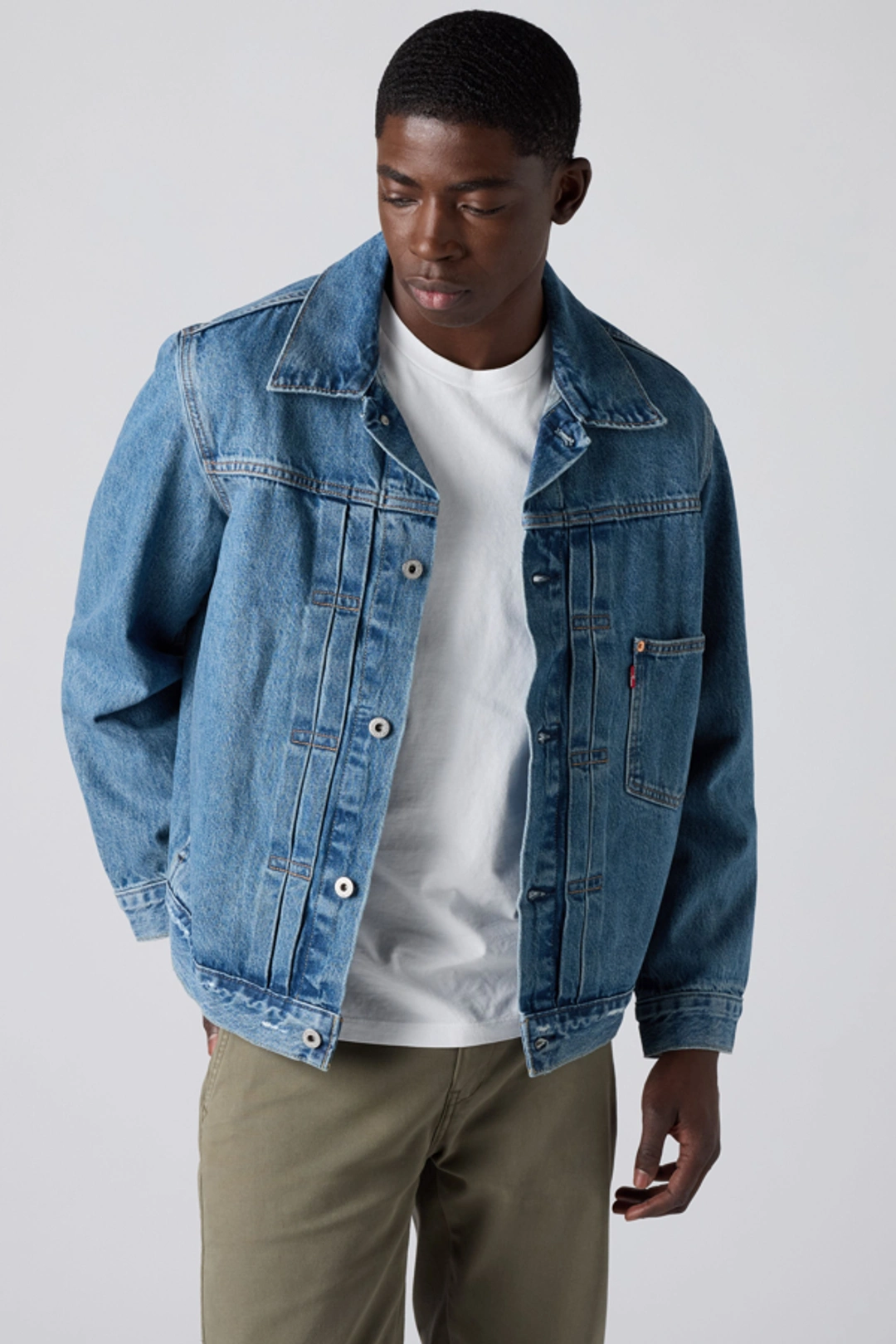 Levi's Veste Trucker Type I - Homme - Bleu / Medium Indigo Stonewash - XL