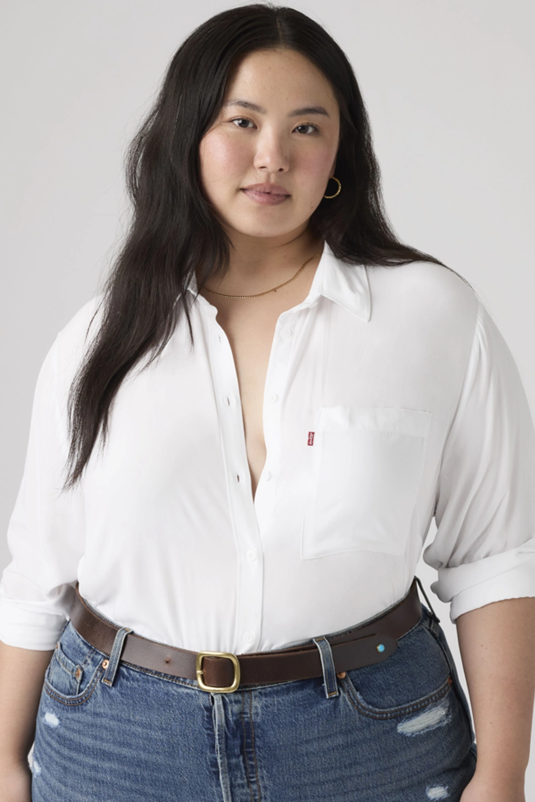Levi's Chemise Darlene - Femme - Blanc / Bright White - 4X