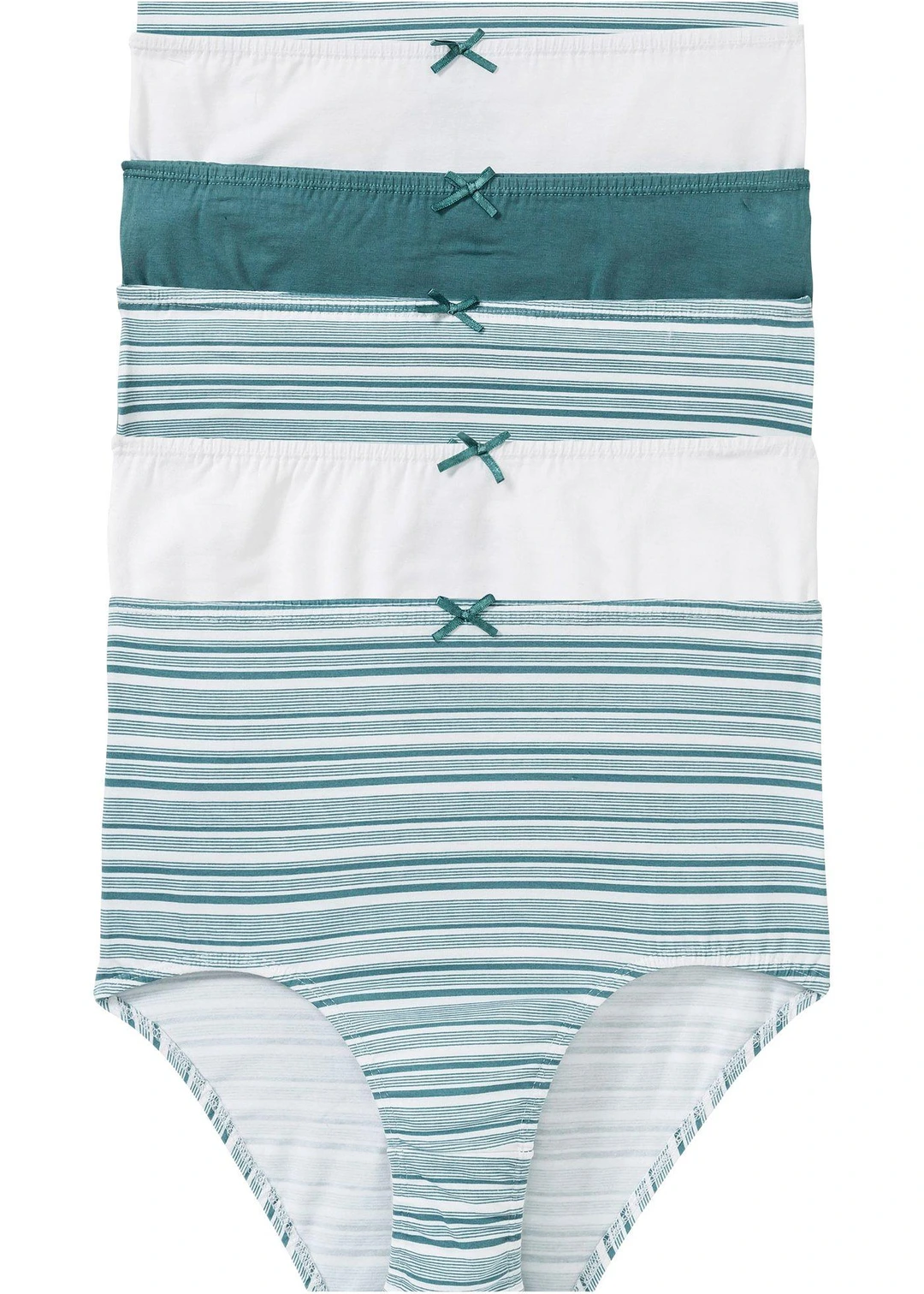 Lot de 6 slips taille haute