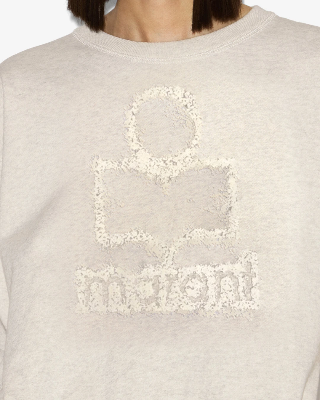 Sweatshirt Mobyli - Femme - Écru - Taille 44 - Marant Étoile - 2