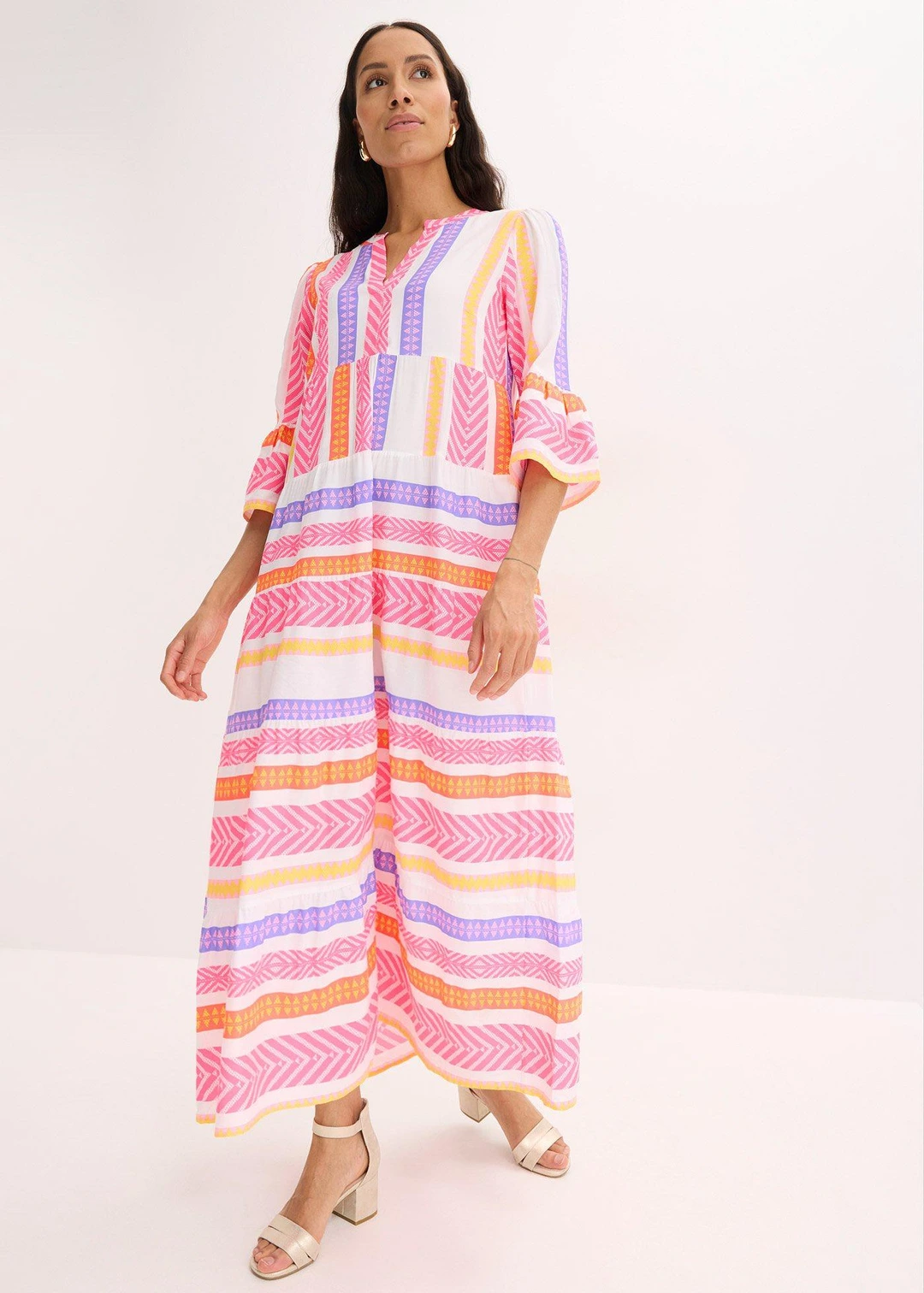 Robe longue en viscose fluide - 2