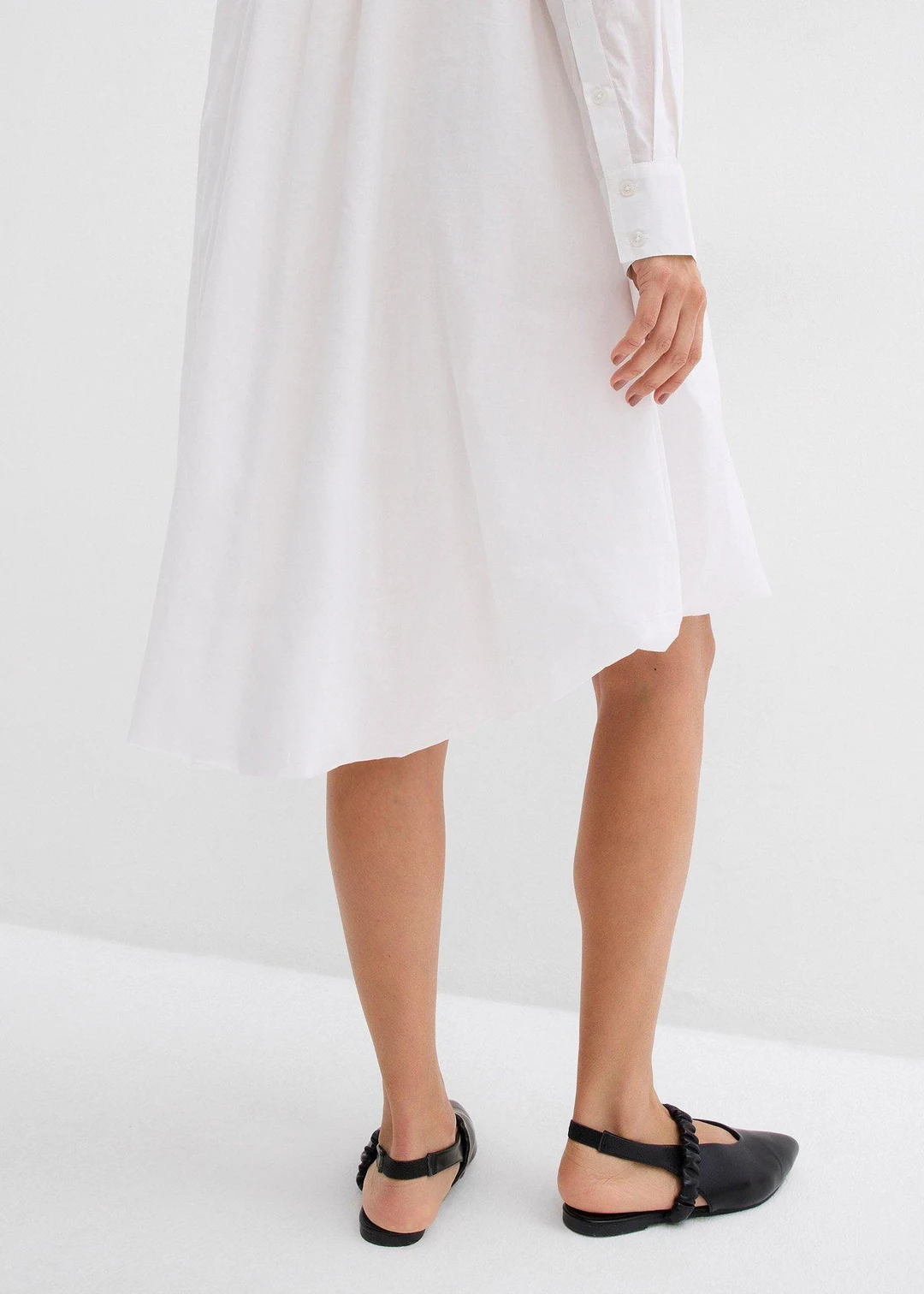 Robe-chemise 100% coton à base boule - 3