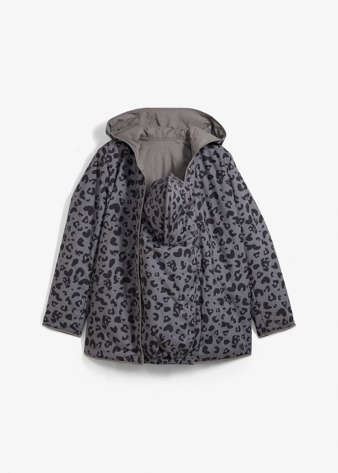 Parka de grossesse réversible 4-en-1 avec fonction portage