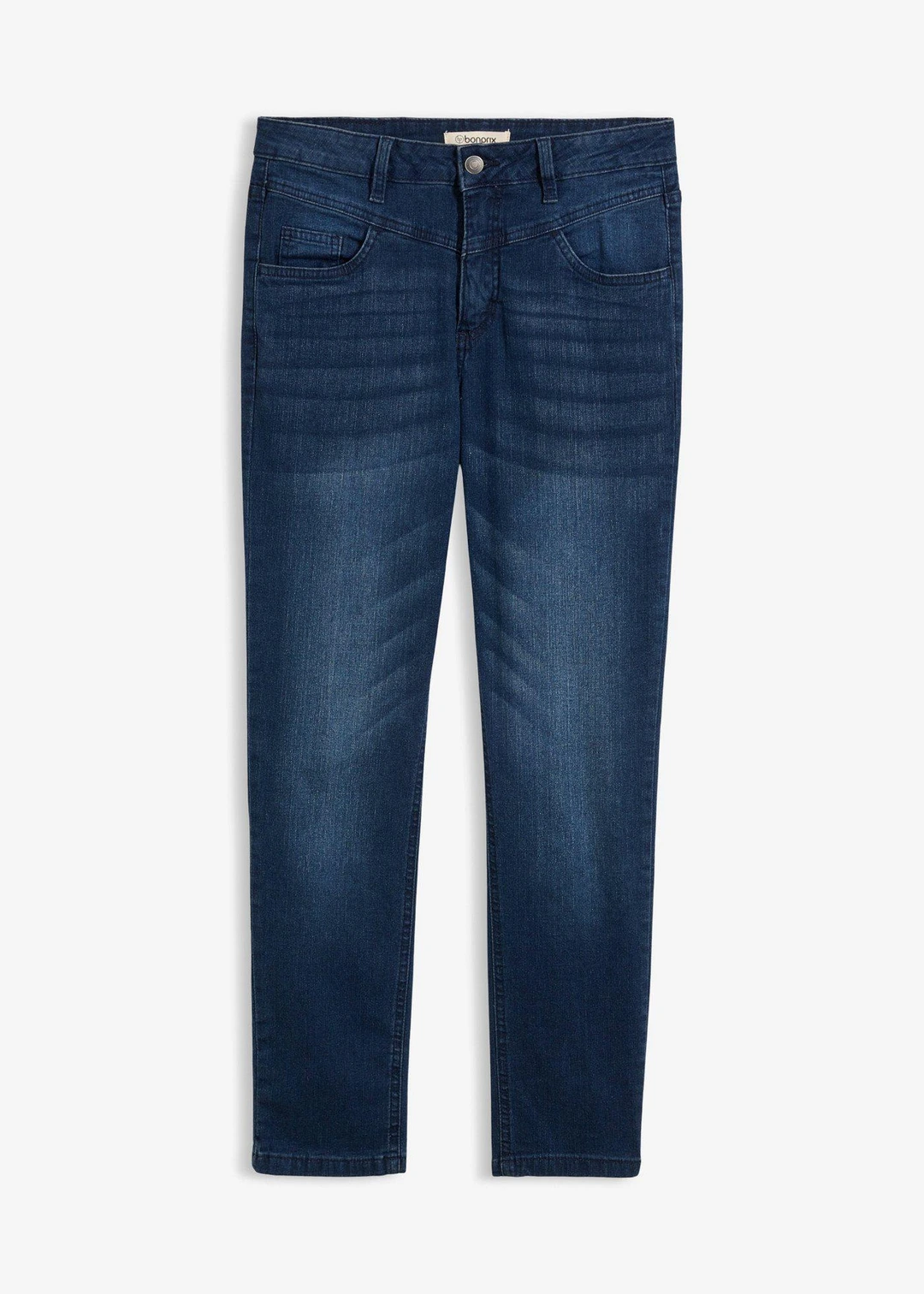 Jean skinny taille haute, raccourci