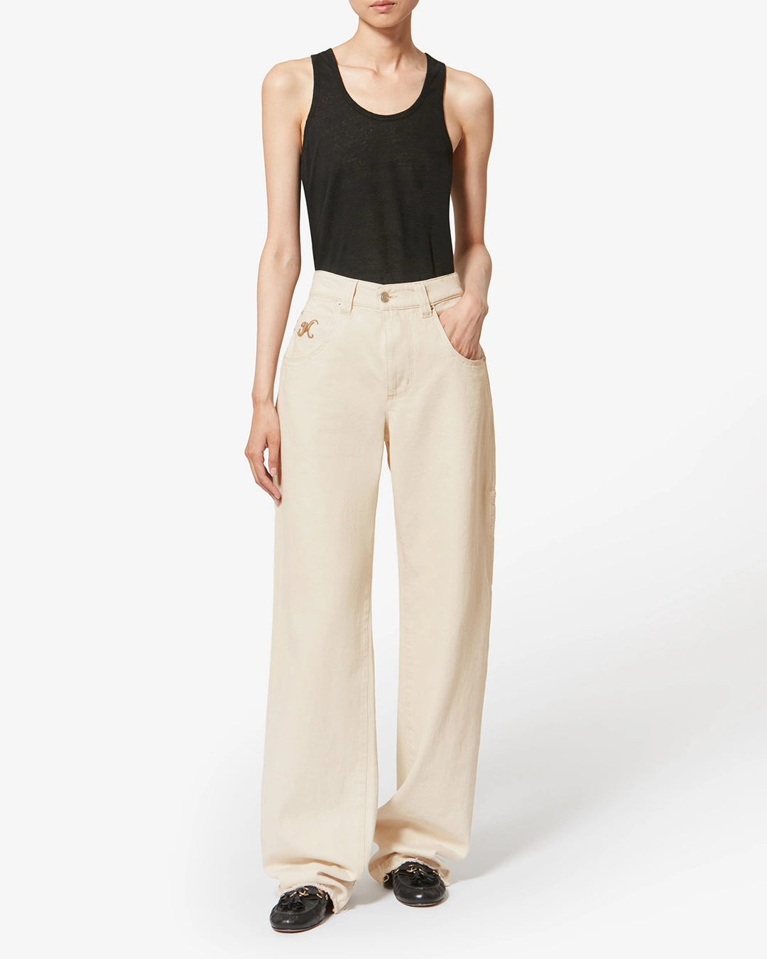 Pantalon Jeyda - Femme - Bleu - Taille 42 - 4