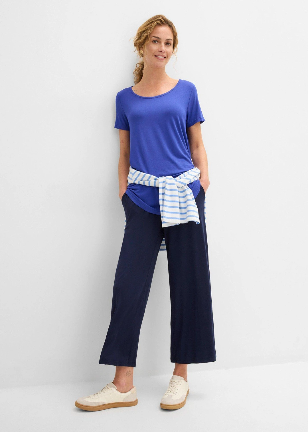 T-shirt long en viscose douce - 2
