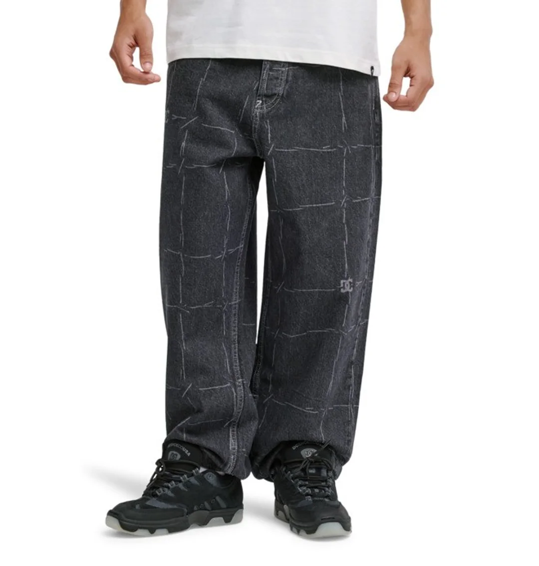 Baggy Wired - Jean en denim Noir Homme