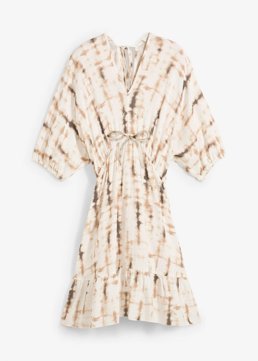 Robe courte en viscose fluide