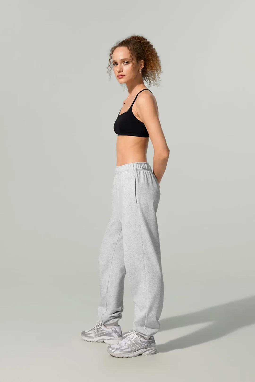LILYSILK Jogging Porchlight Softstep Gris Chiné L - Confort SILKERRY Respirant et Doux pour Femme