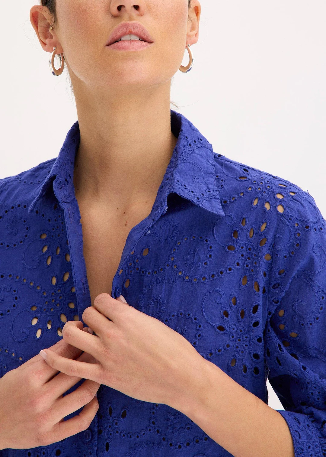 Chemisier en broderie anglaise - 3