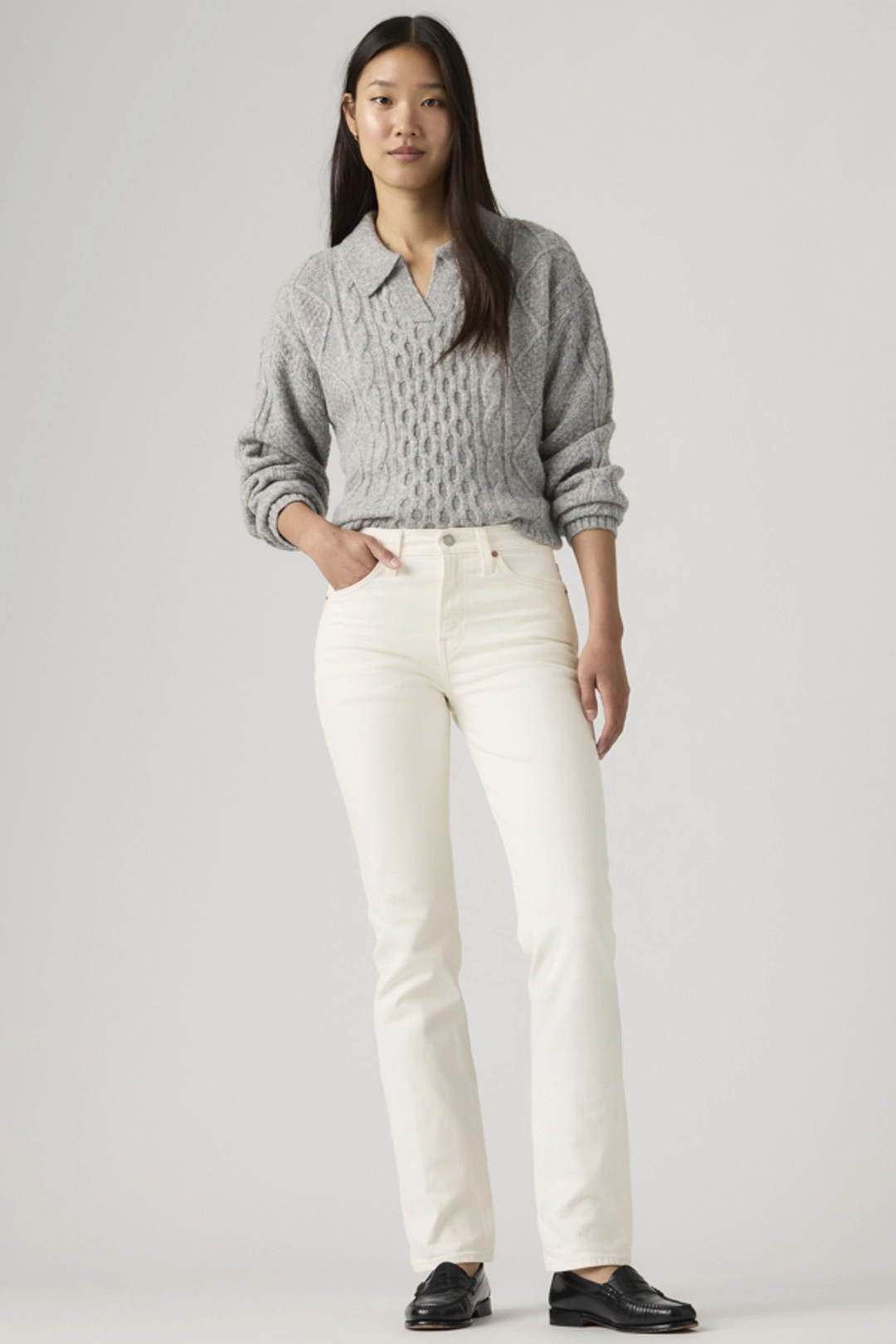 Levi's Jean Slim Wedgie - Femme - Noir / After Hours Night - 34X30