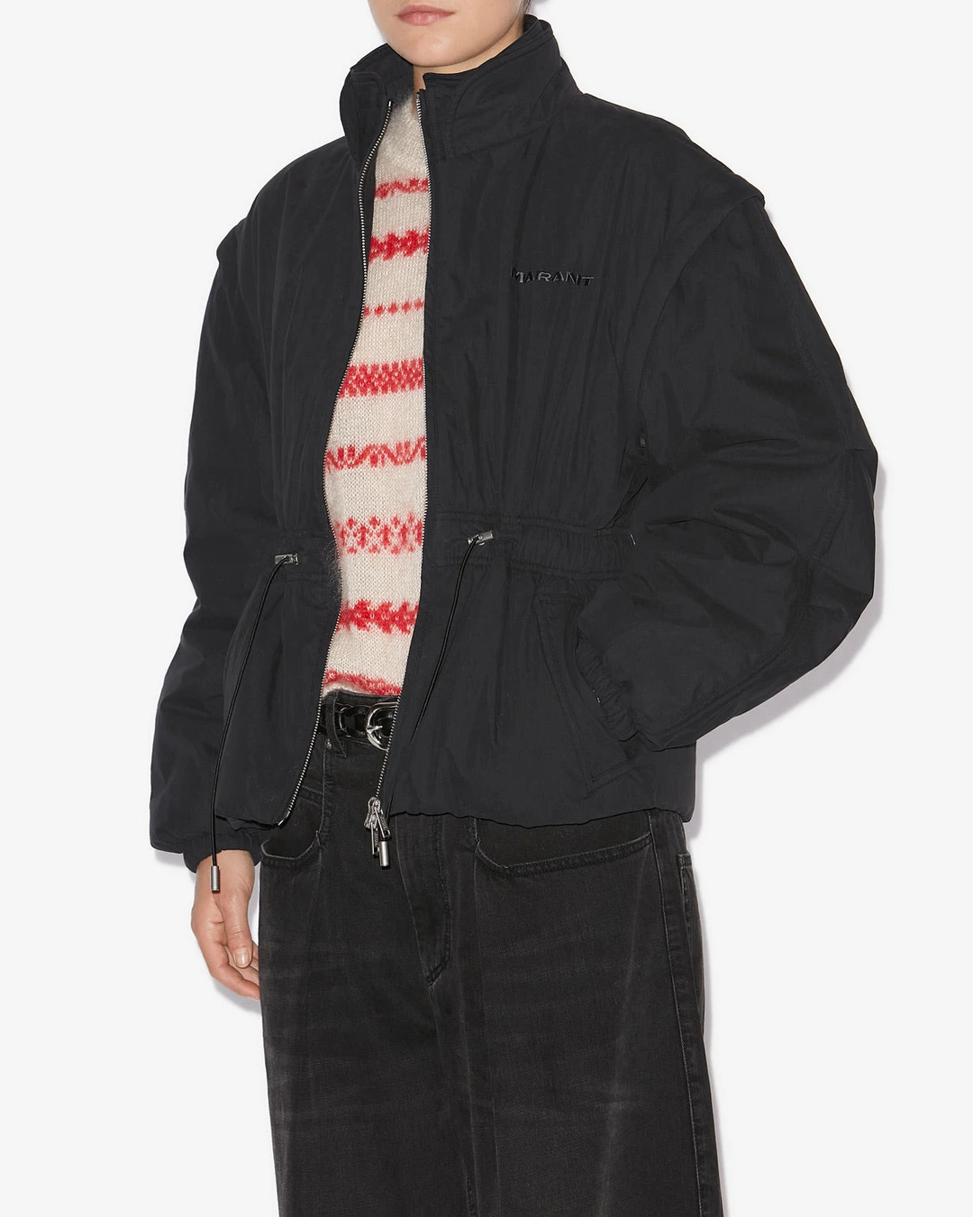 Manteau Dastyni - Femme - Noir - Taille 40 - Marant Étoile - 5