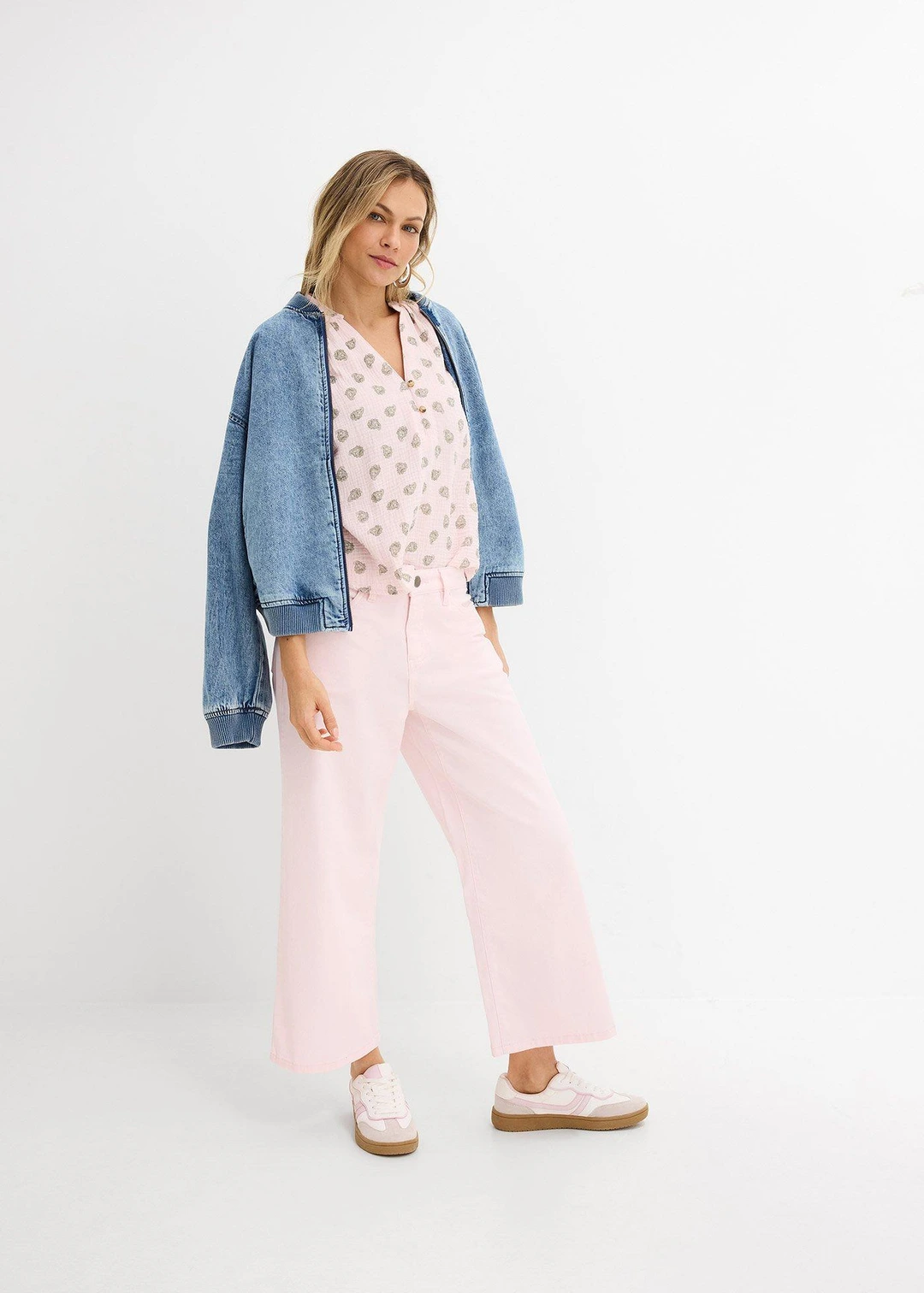 Blouse légère et oversize en gaze de coton - 2