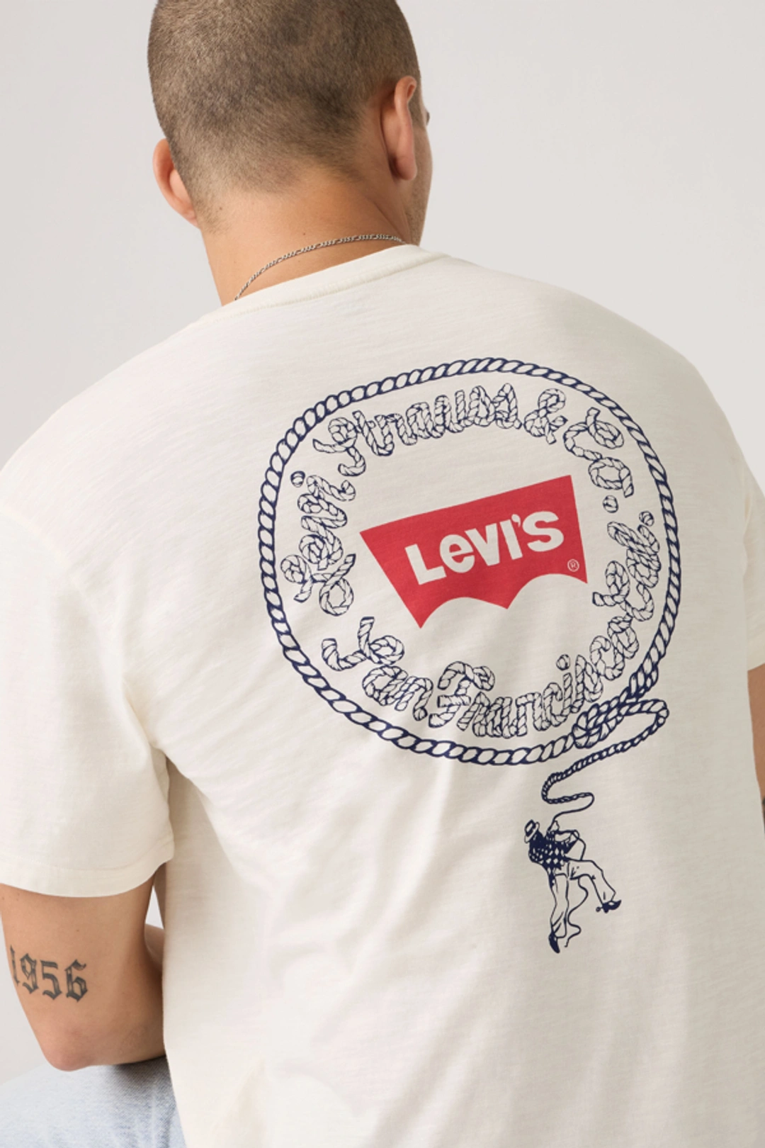 Levi's T Shirt Graphique Relaxed - Homme - Noir / Jet Black - 2XL - 2